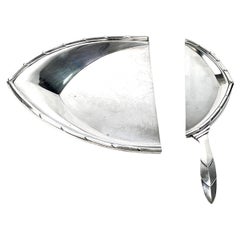Art Deco Table Dustpan by Christofle Gallia Silver Plated, 1920