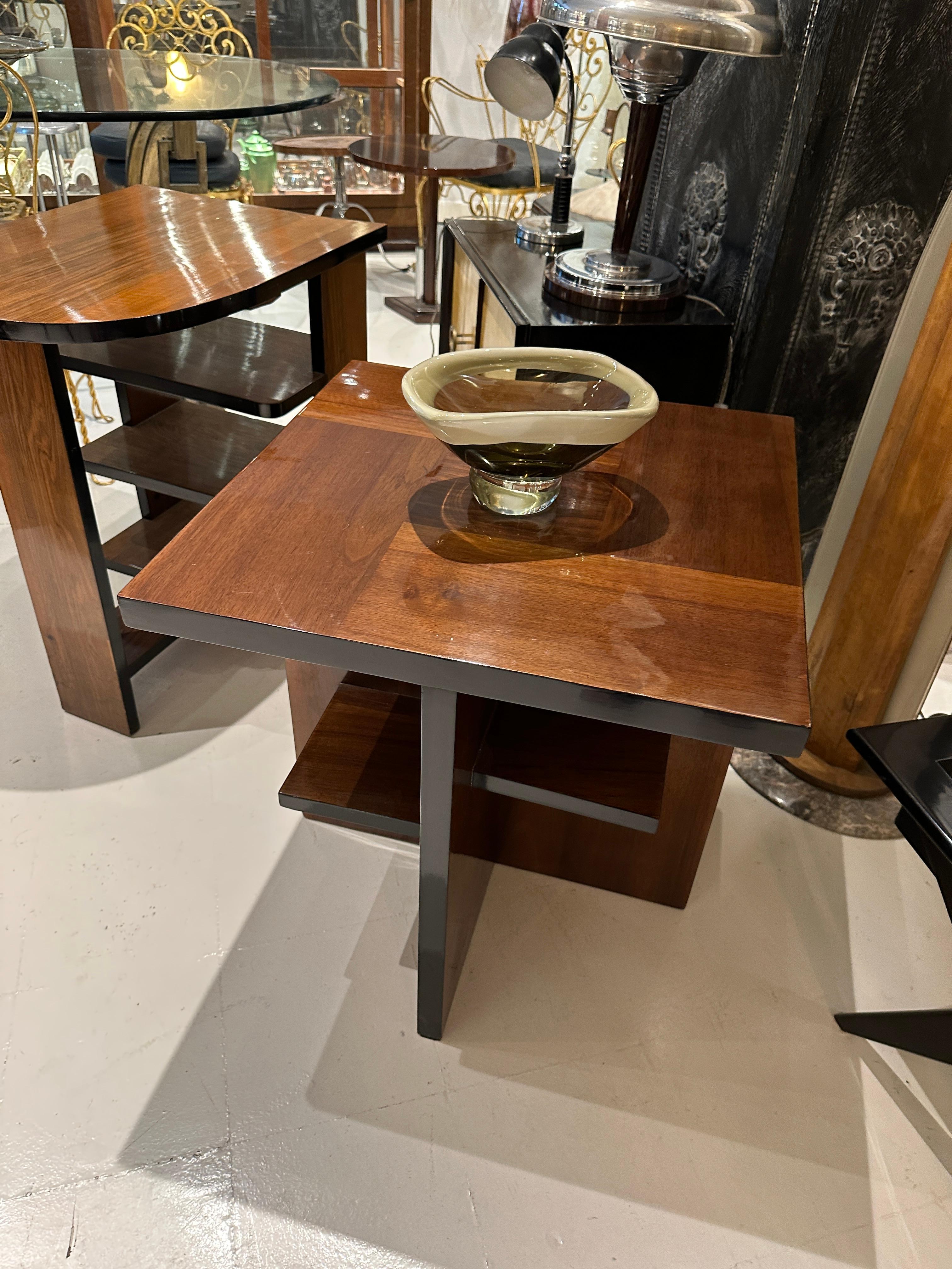 Mesa Art Decó, Francia, 1930, en madera en venta 11