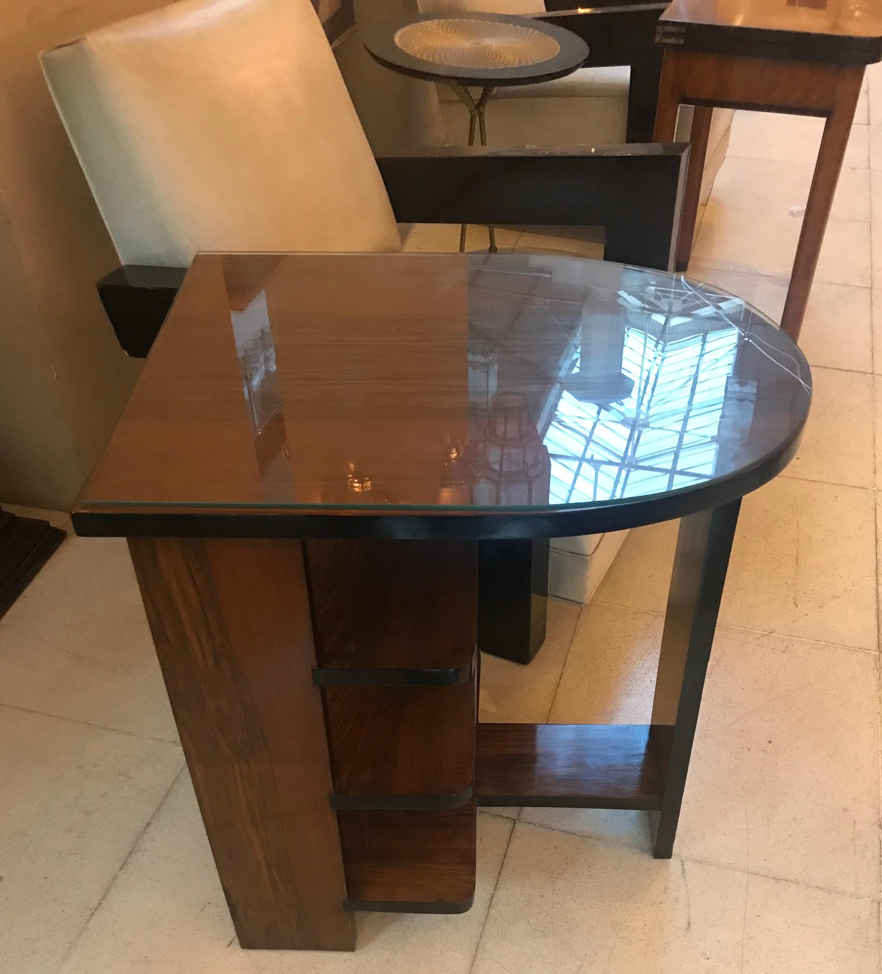 Art Deco Table, France, 1930, in Wood In Good Condition For Sale In Ciudad Autónoma Buenos Aires, C