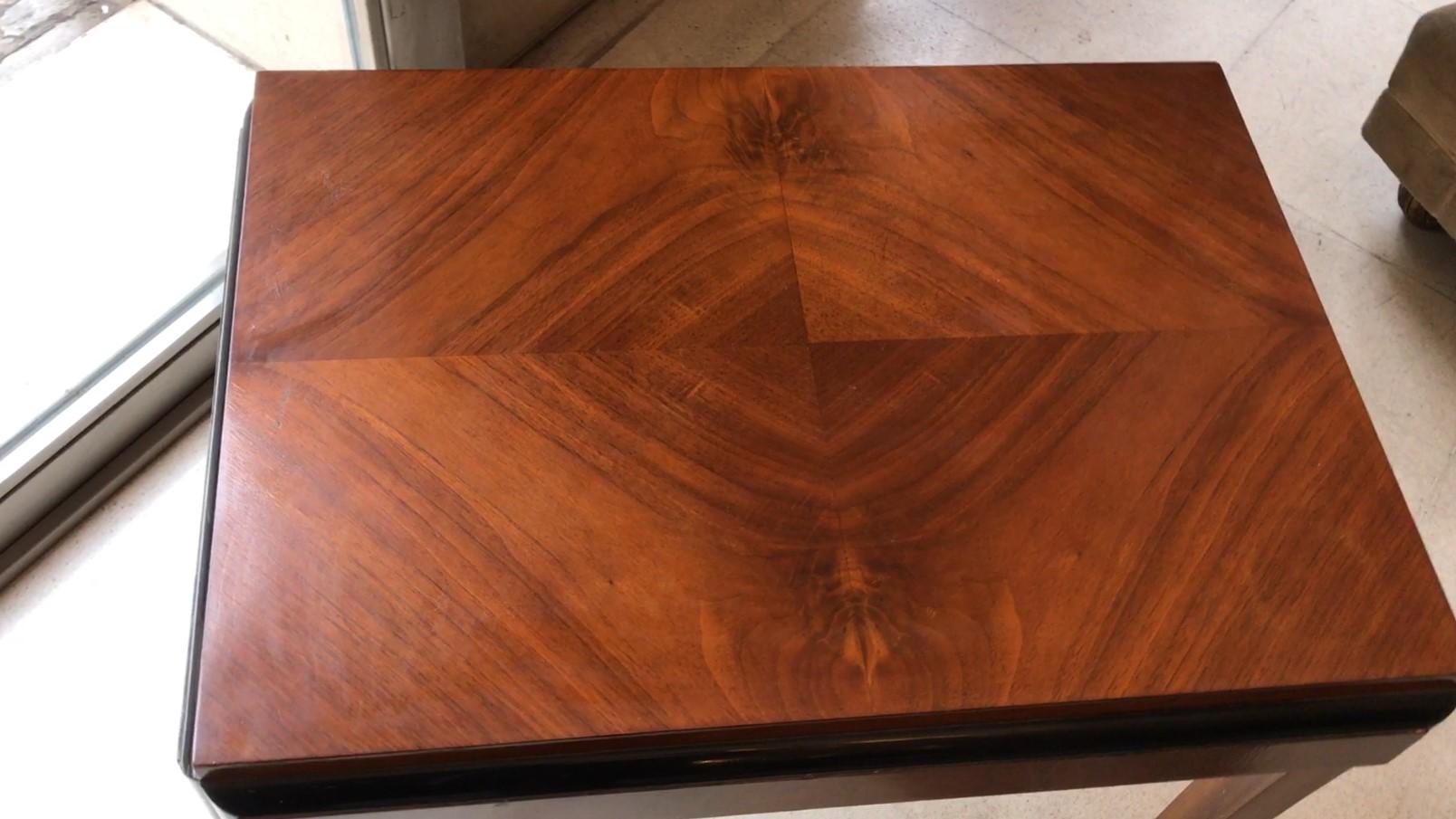 Art Deco Table, France, 1930, in Wood In Good Condition For Sale In Ciudad Autónoma Buenos Aires, C