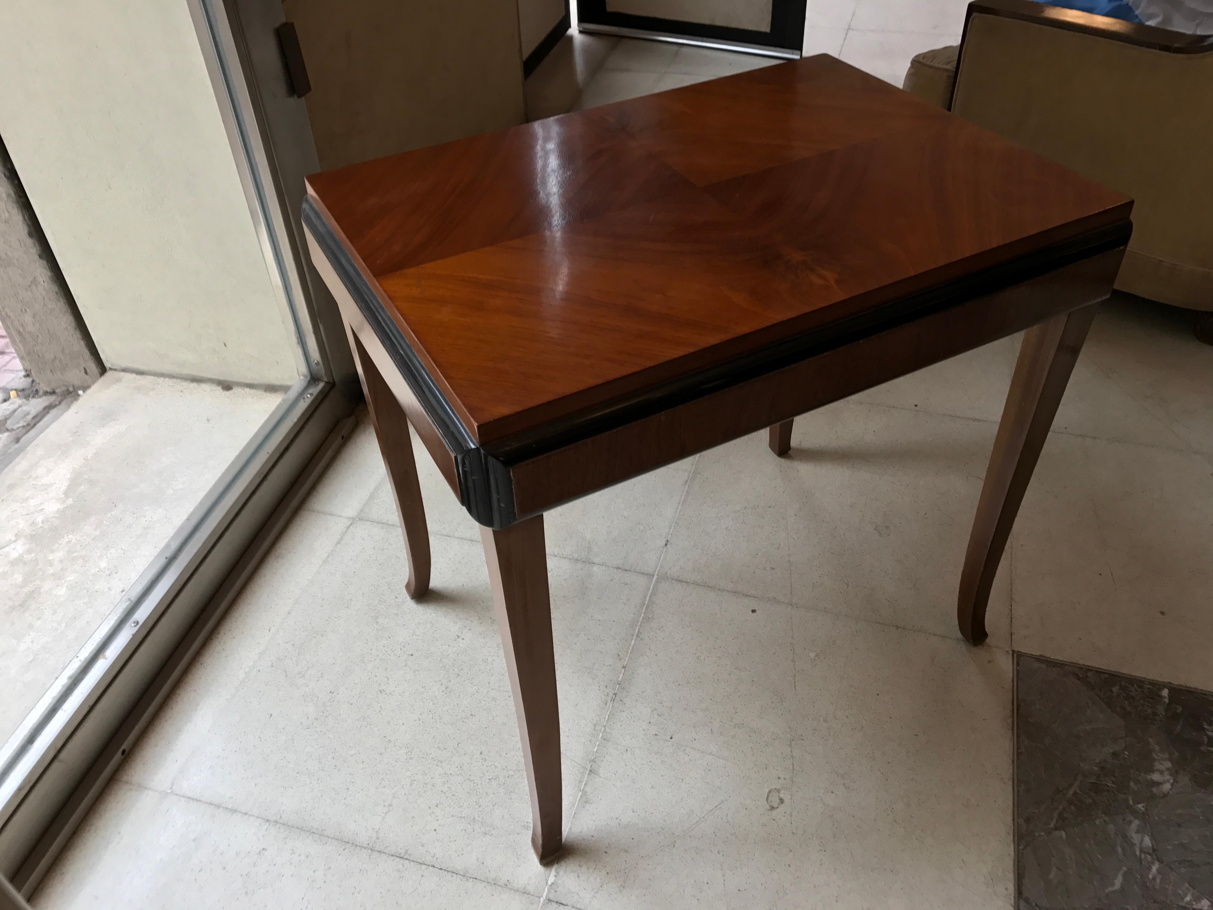 Mid-20th Century Art Deco Table, France, 1930, in Wood For Sale