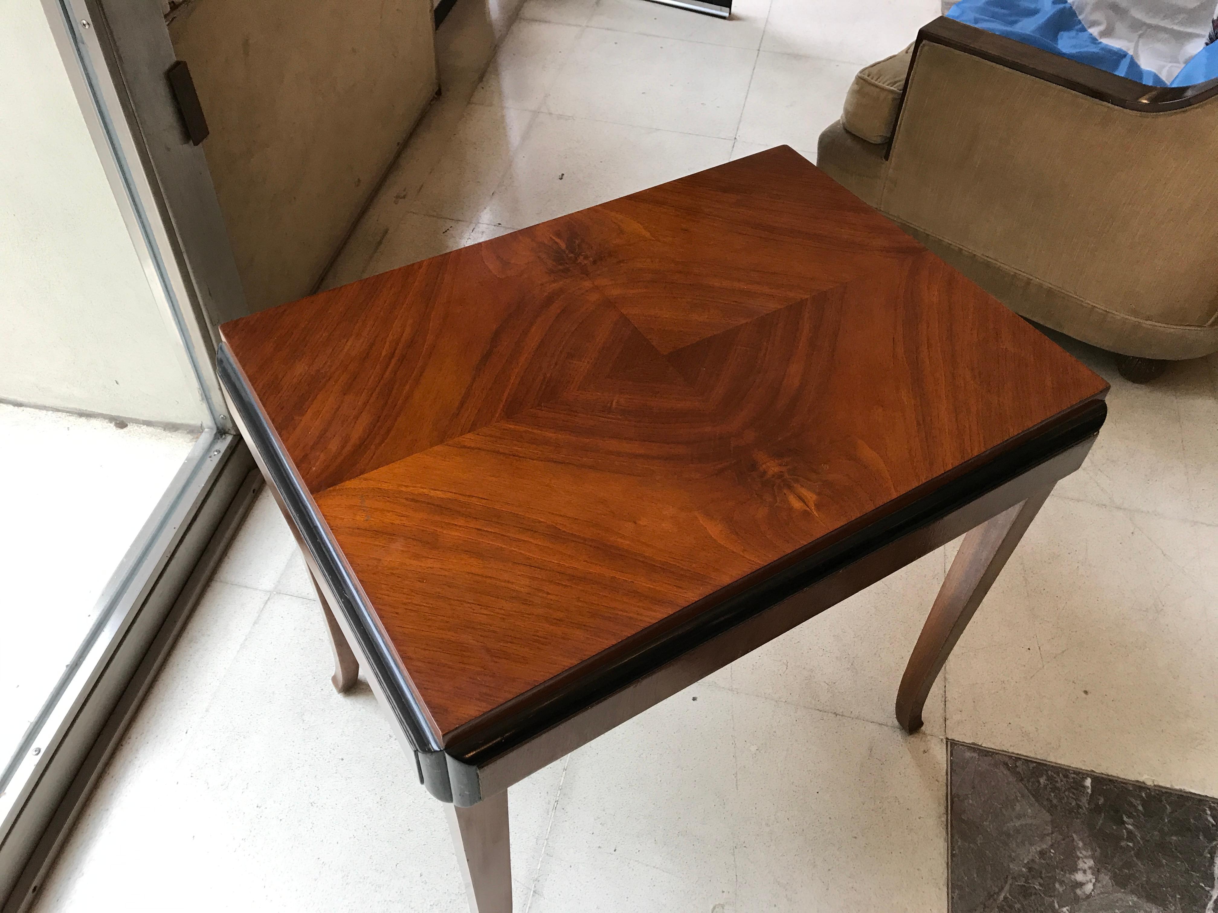 Art Deco Table, France, 1930, in Wood For Sale 1