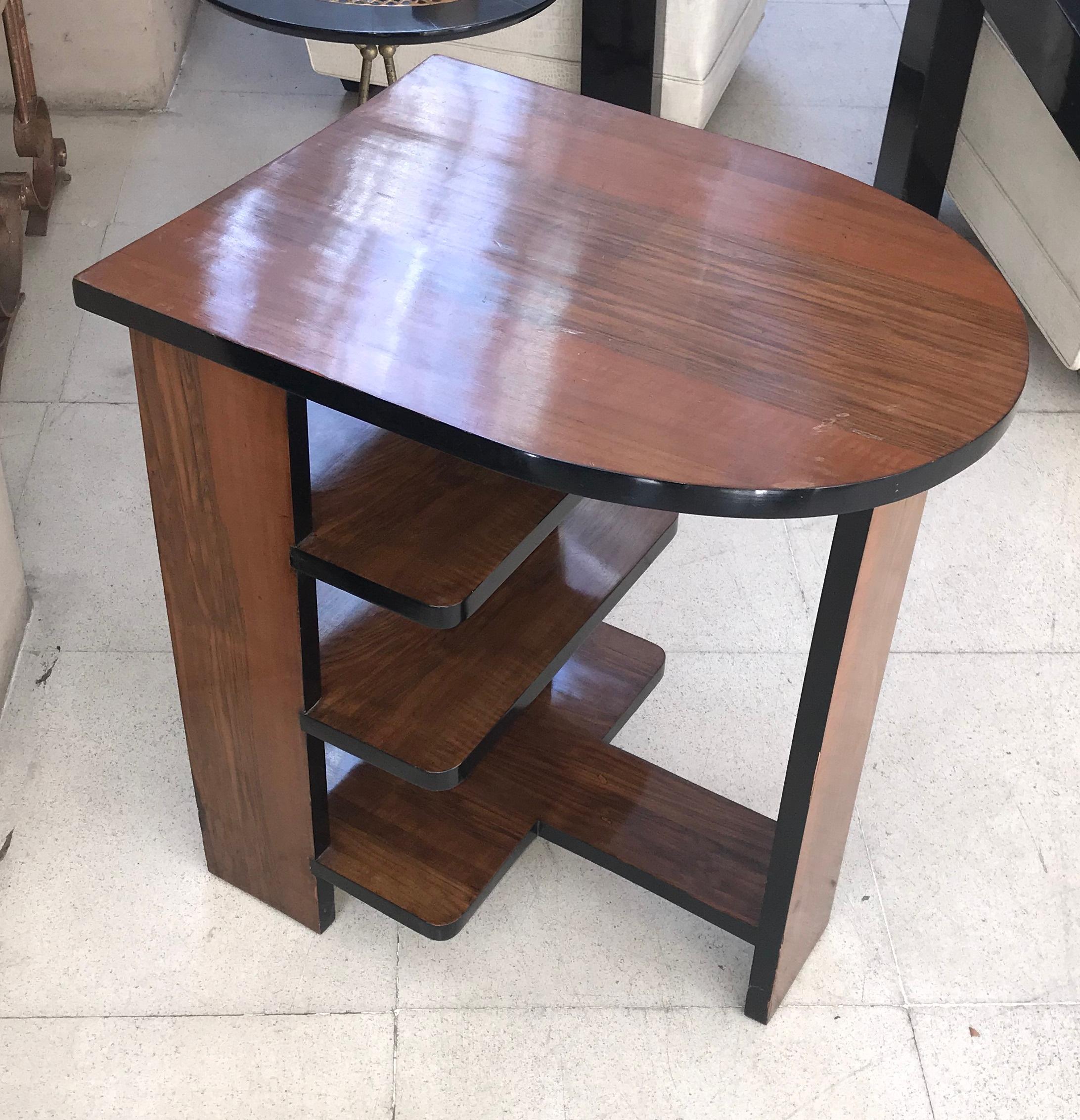 Art Deco Table, France, 1930, in Wood For Sale 2