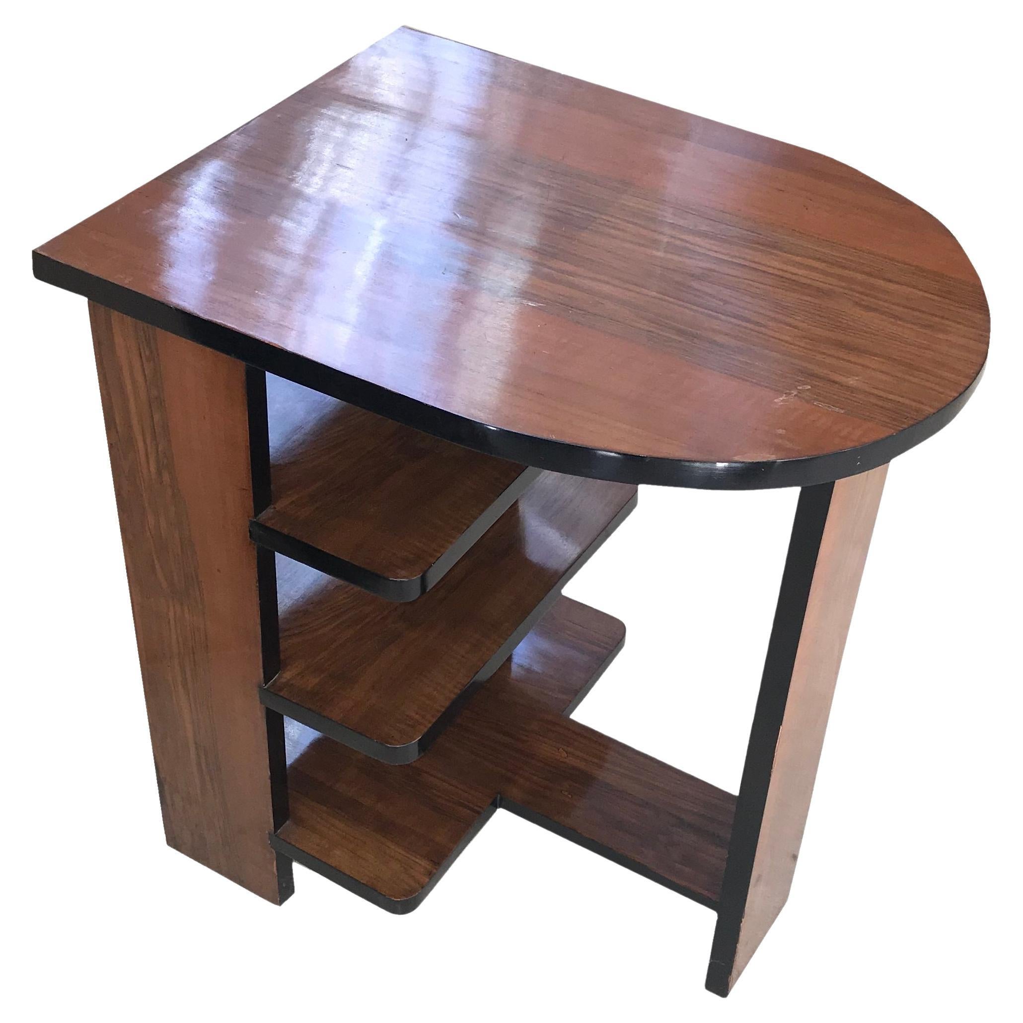 Art-Déco-Tisch, Frankreich, 1930, aus Holz