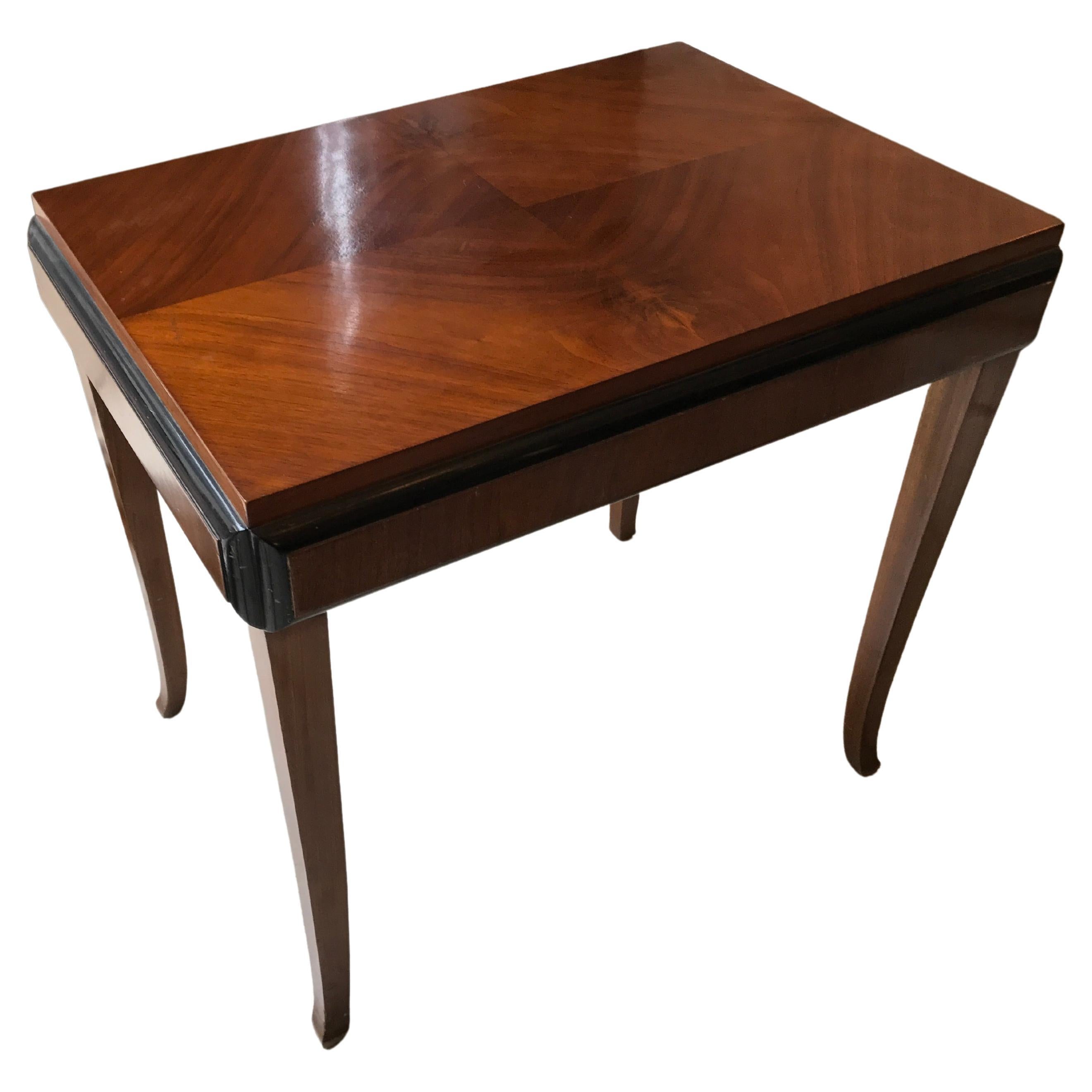 Art-Déco-Tisch, Frankreich, 1930, aus Holz