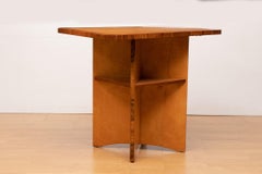 Art Deco Table in Karelian Birch by Hille