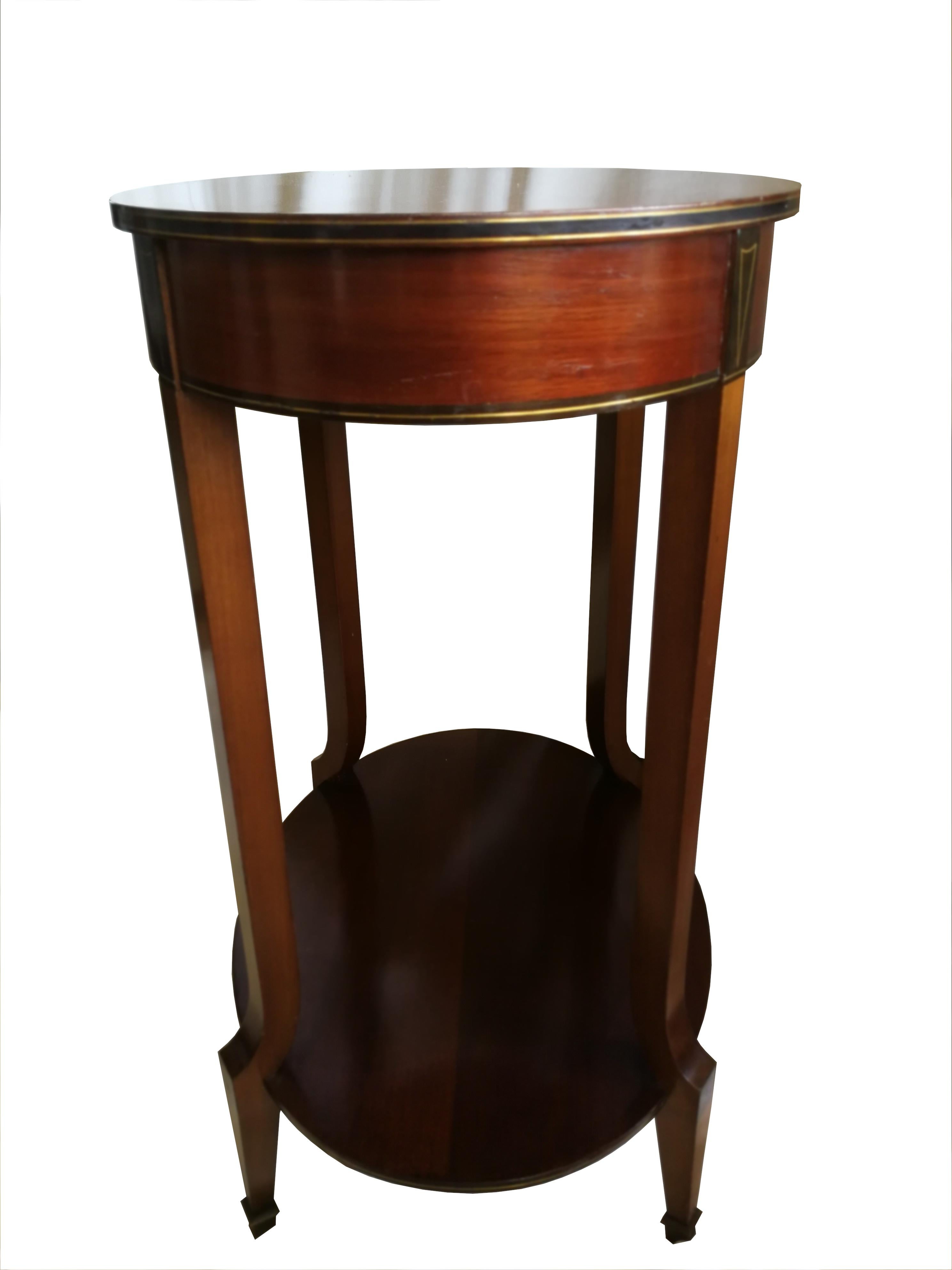 Art Deco Table in Mahogany, circa 1920 In Good Condition In Beuzevillette, FR
