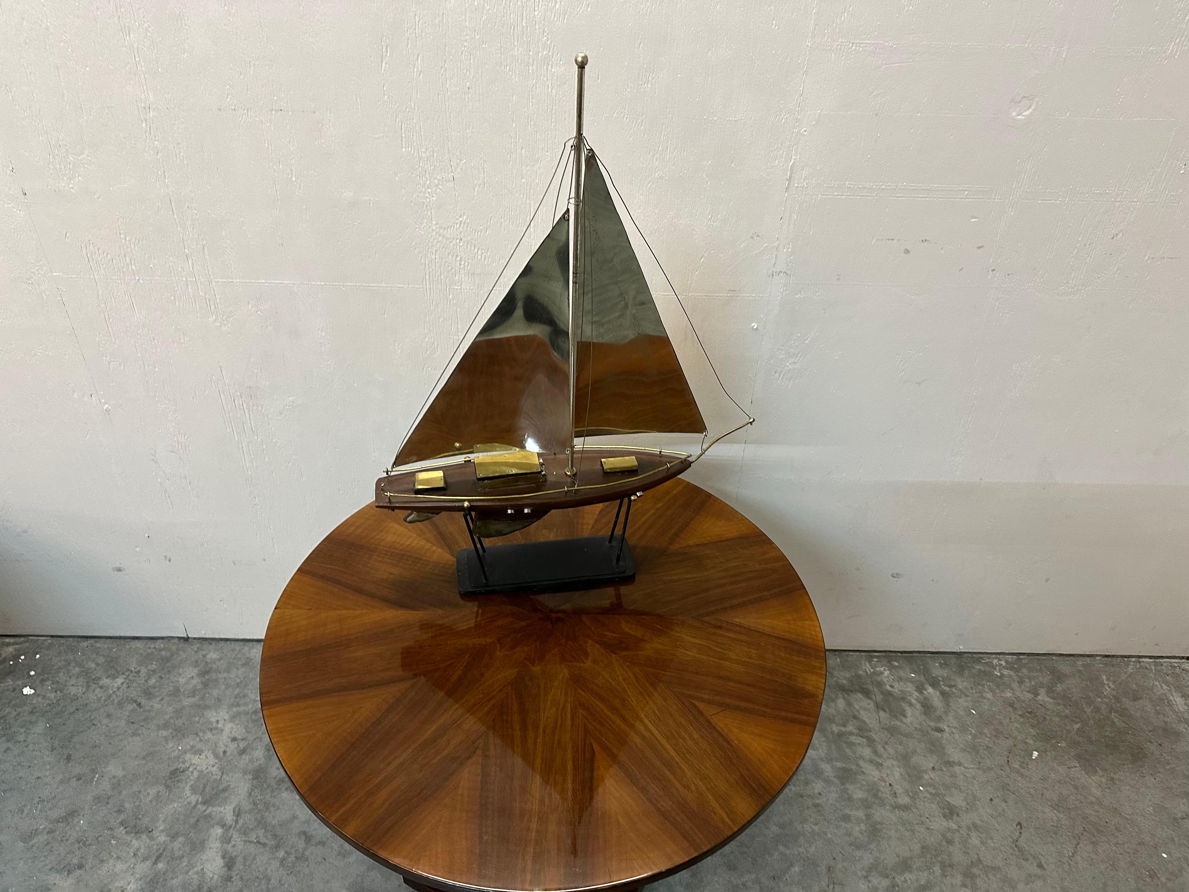 Art-déco-Tisch aus Holz, Französisch, 1930 im Angebot 6