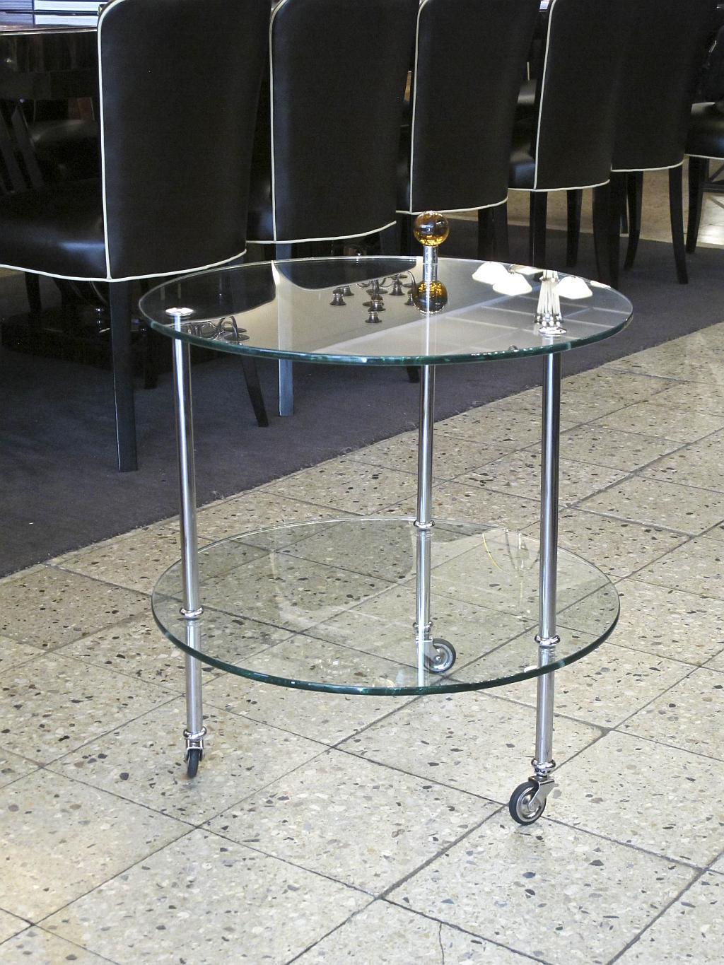 Table

Material: glass, murano and chrome
Style: Art Deco
Italy
We have specialized in the sale of Art Deco and Art Nouveau styles since 1982.If you have any questions we are at your disposal.
Pushing the button that reads 'View All From Seller'.
