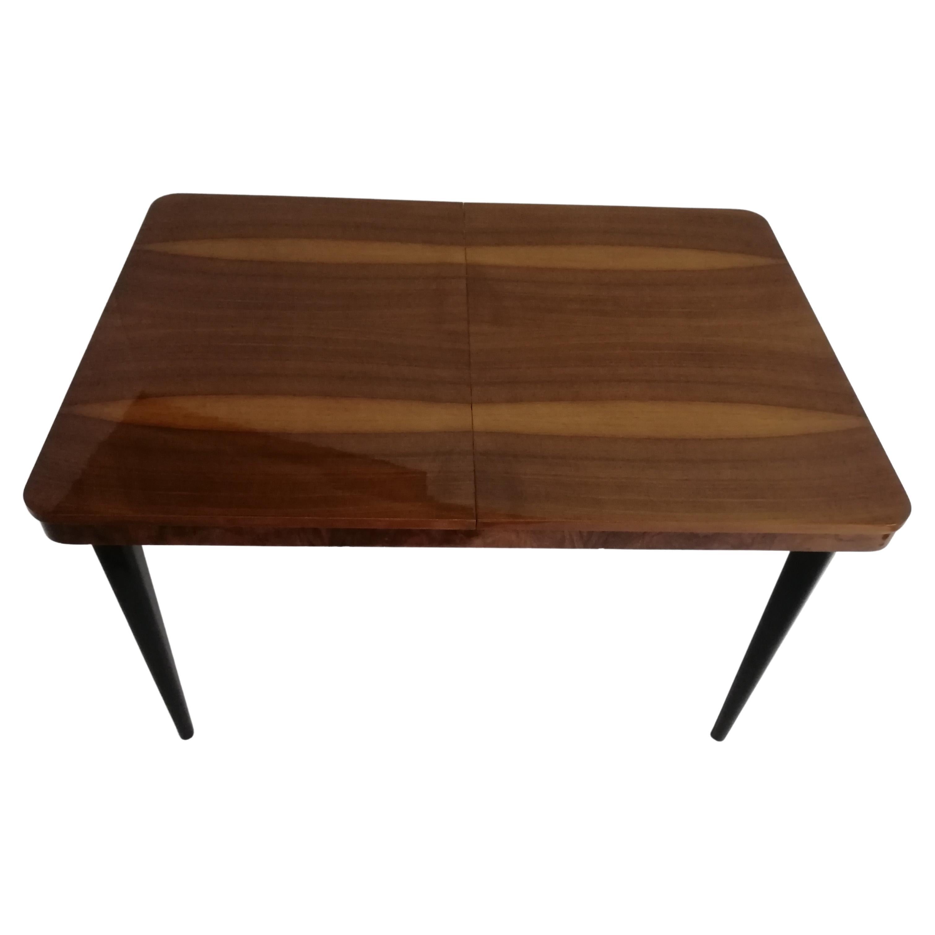 Art Deco table by J. Halabala from 1960s.

Art Deco table by the famous Czech designer J. Halabala, 1940. Jindrich Halabala, (a Czech designer ranked among the most outstanding creators of the modern period. The peak of his career fell on the