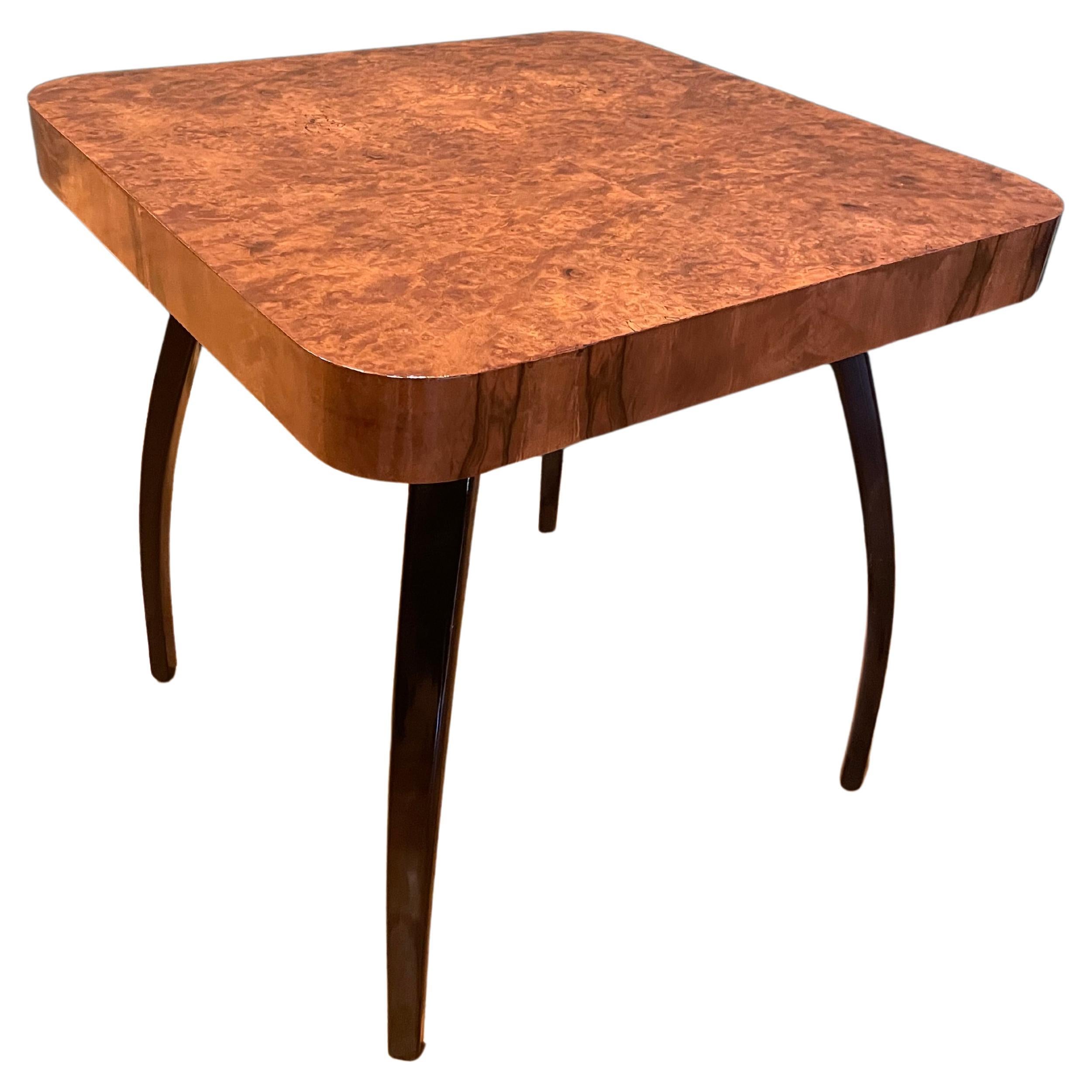 Art Deco Table J.Halabala from 1960 For Sale