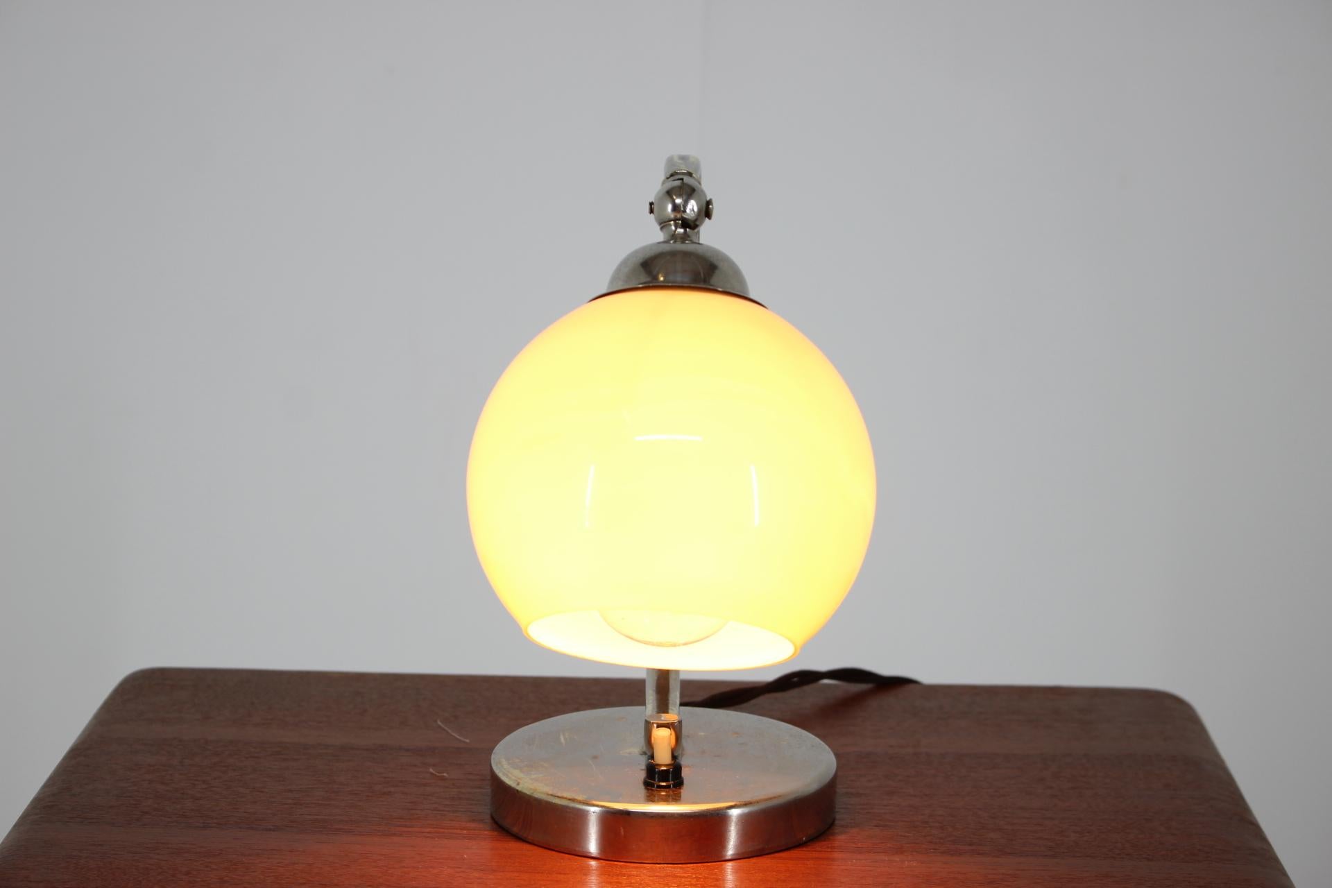 Art Deco Table Lamp, 1930s In Good Condition In Praha, CZ