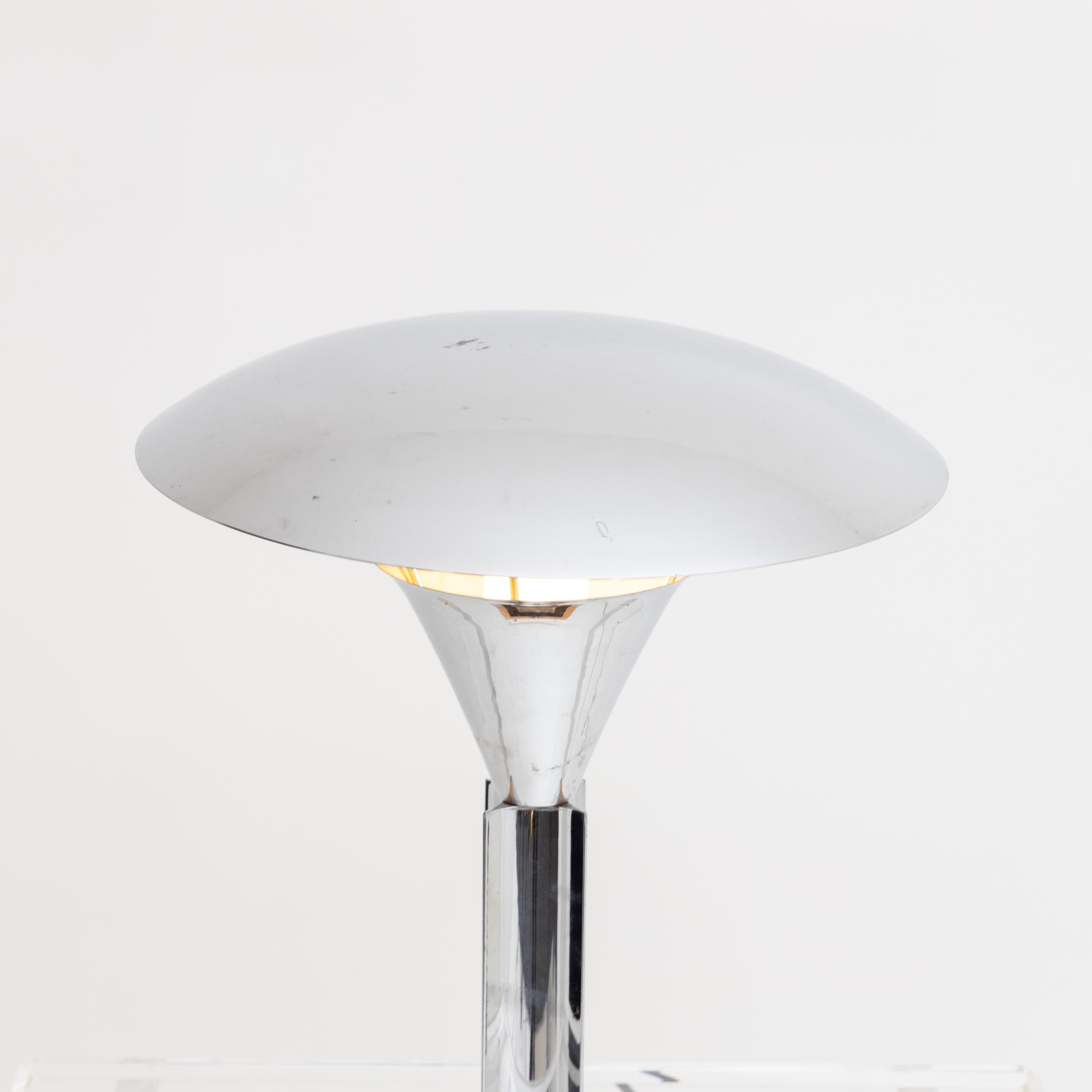 Chrome Lampe de table Art Déco, années 1940