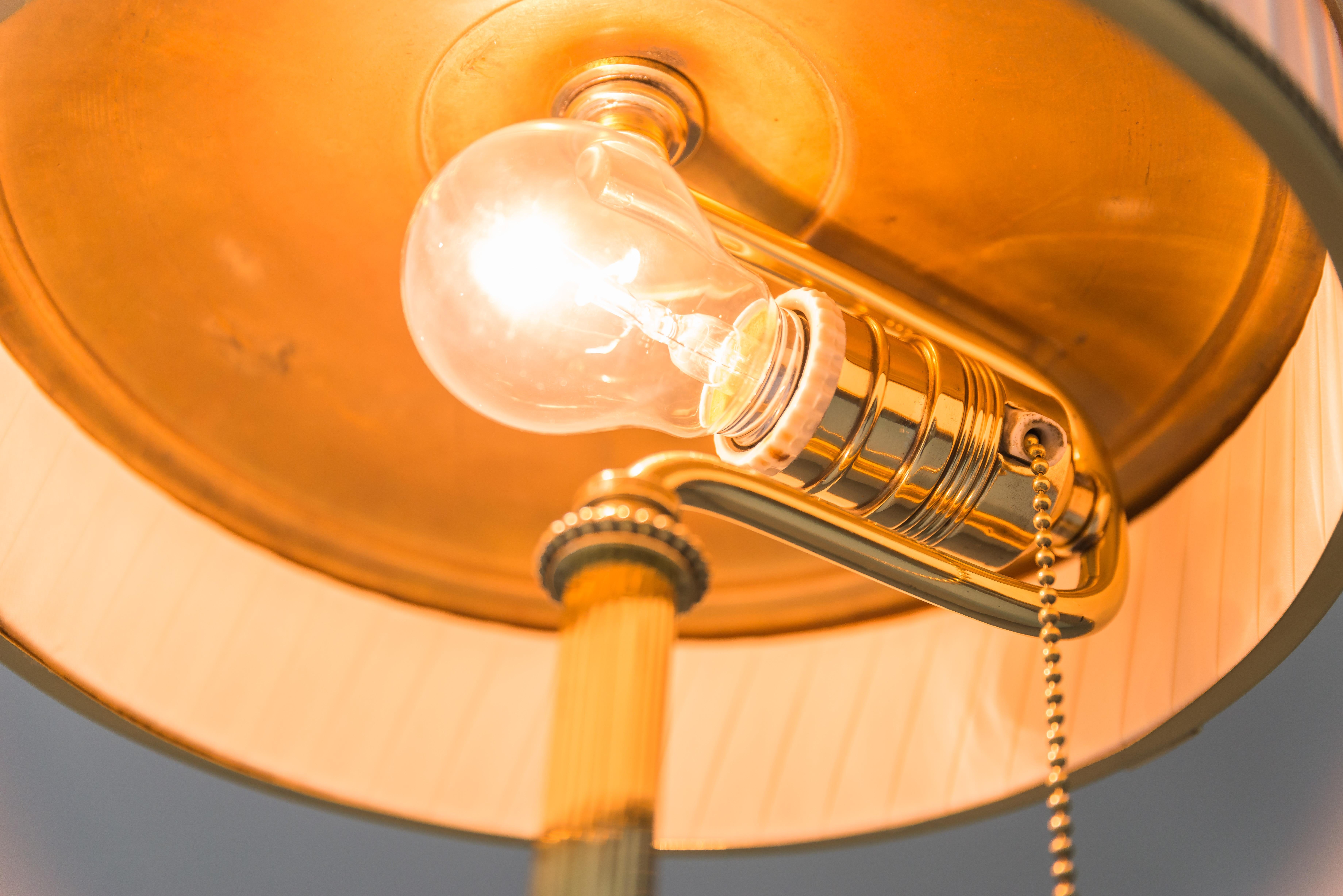 Brass Art Deco Table Lamp, circa 1920s