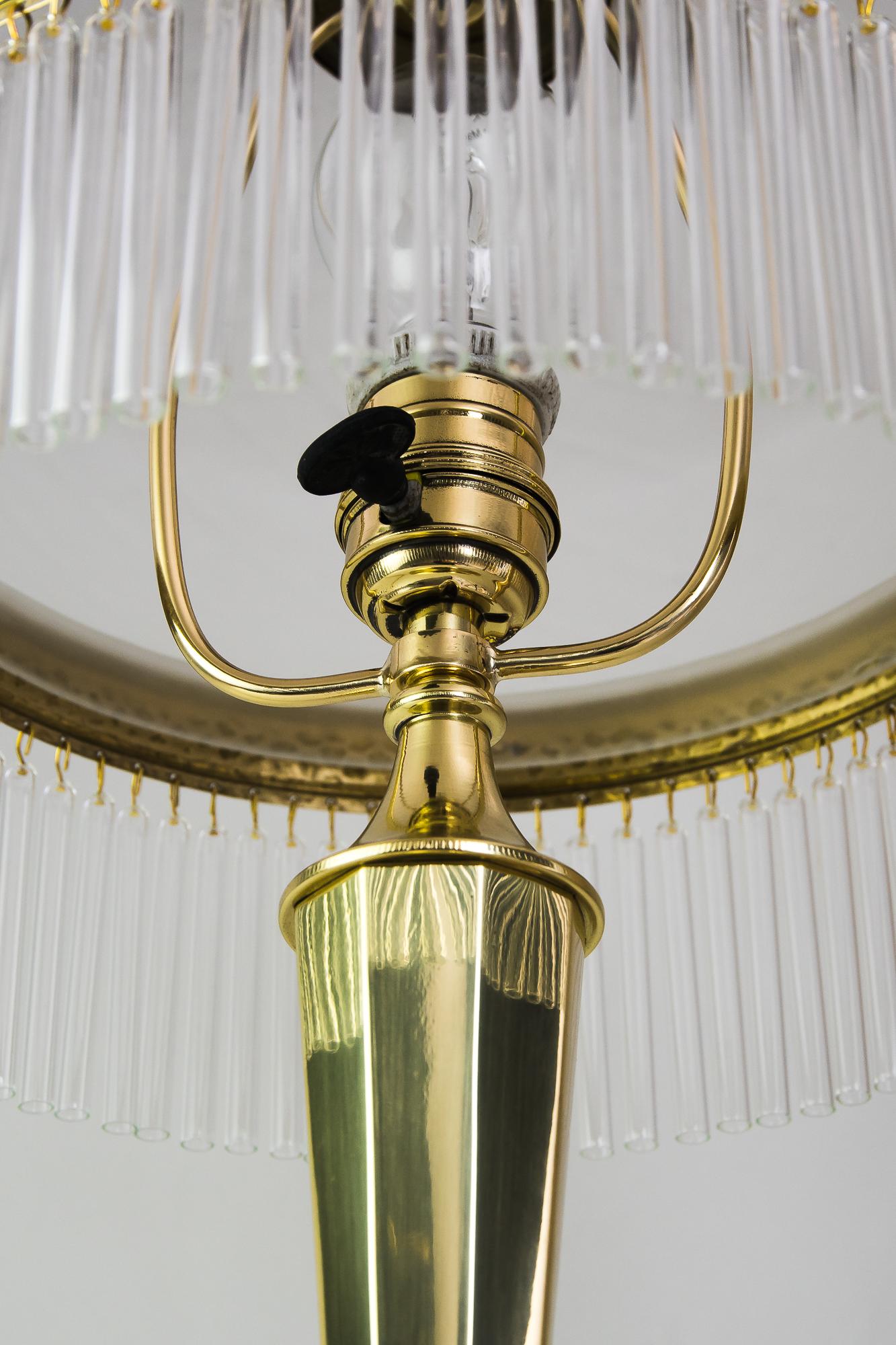 Lacquered Art Deco Table Lamp, circa 1920s For Sale