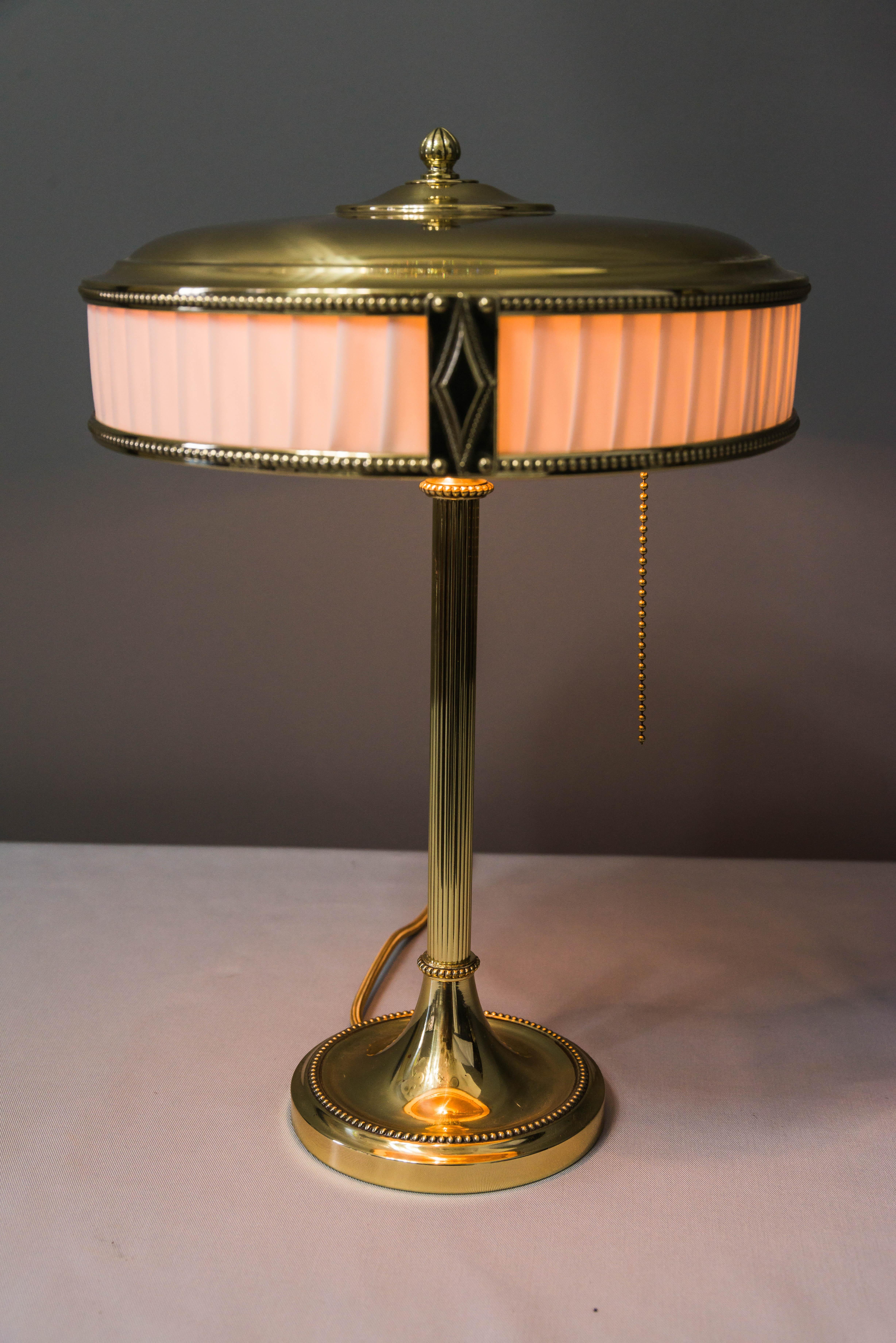 Lacquered Art Deco Table Lamp, circa 1920s