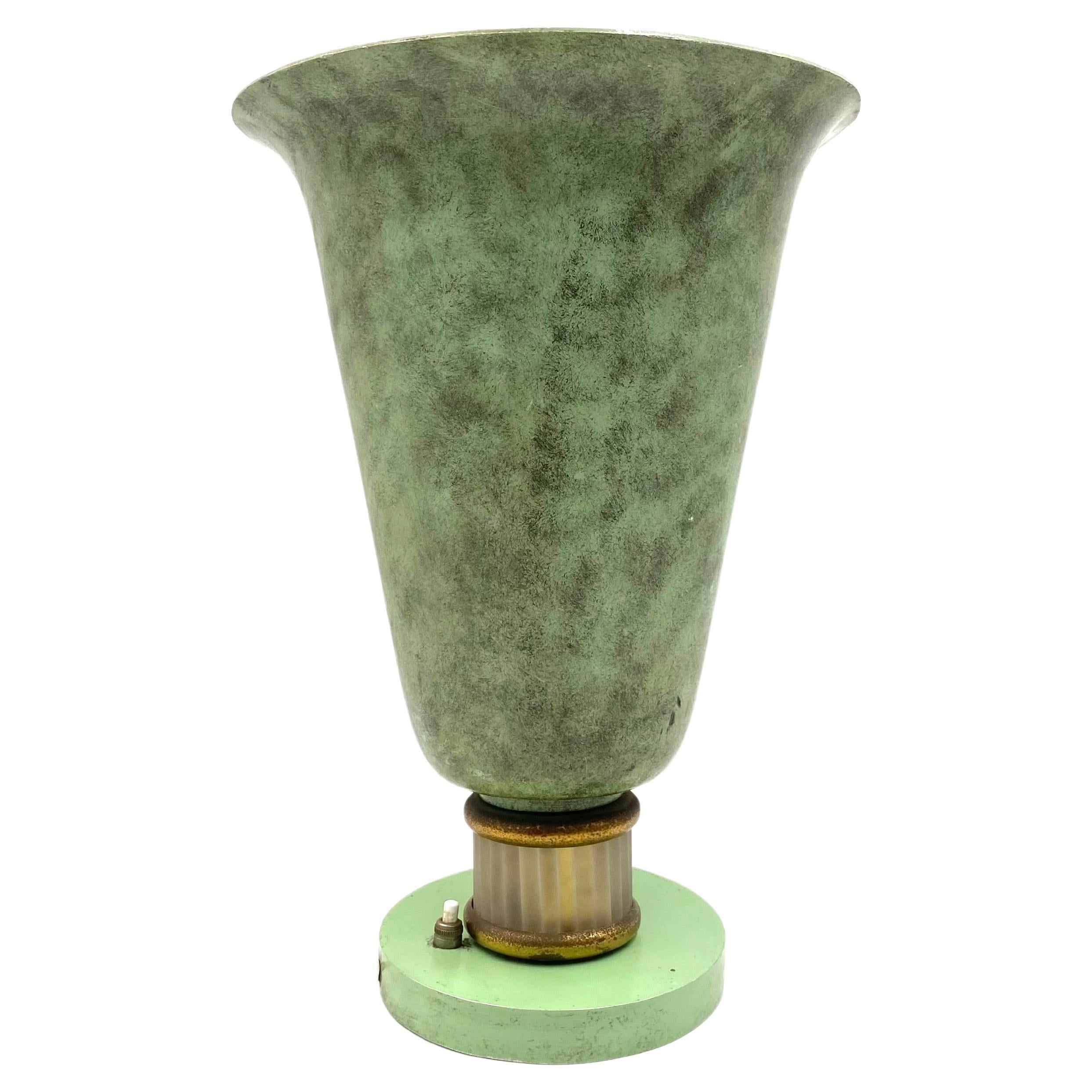 Art Deco Table Lamp attributed to Edmond Etling, France, ca. 1920s For Sale