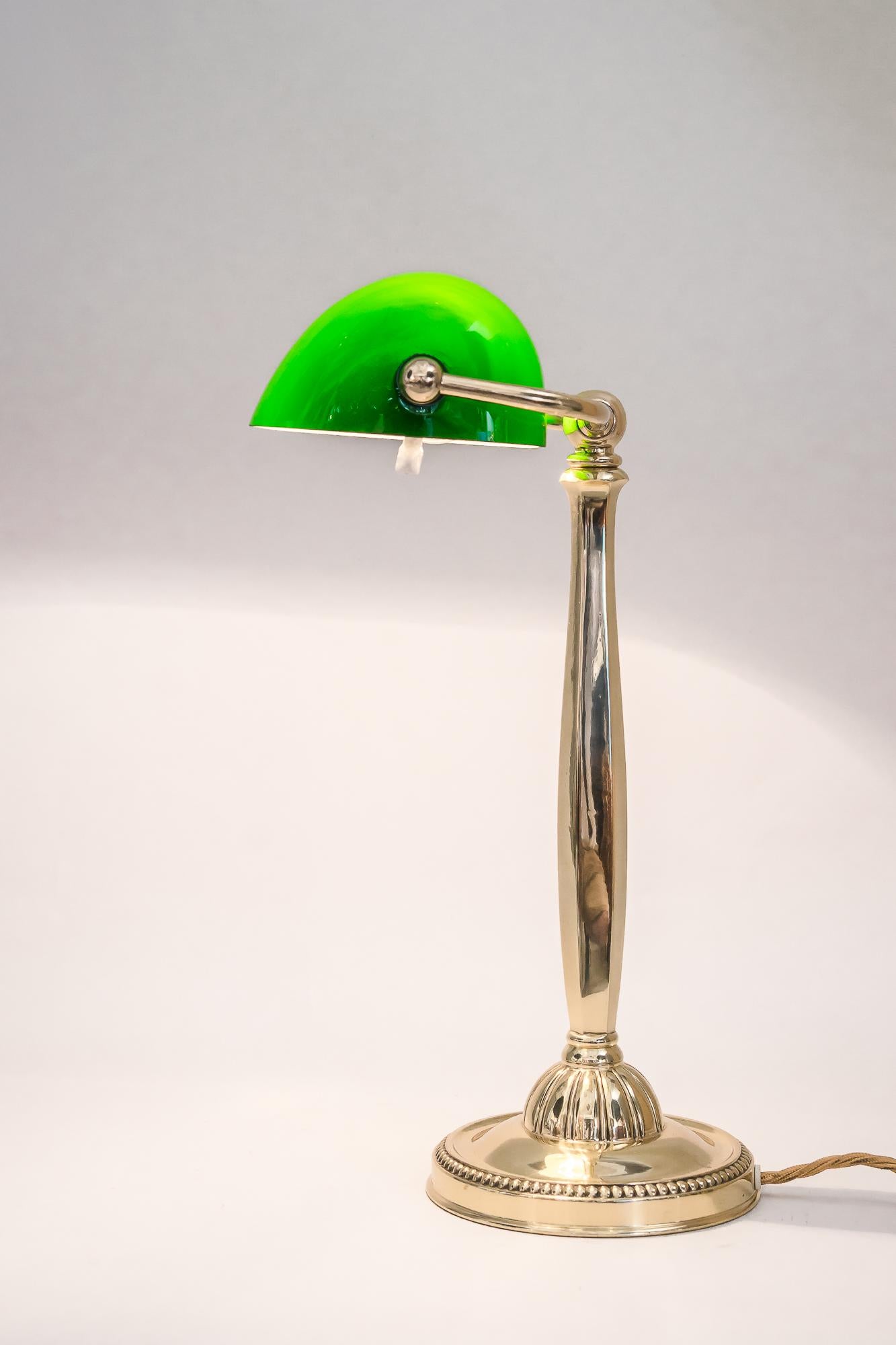 Art Deco Table Lamp 'Banker Lamp' Vienna, around 1920s 4