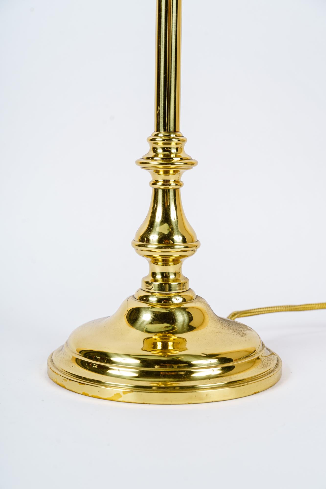 Lampe de bureau Art Déco « Banker Lamp » Vienne vers 1920 Bon état à Wien, AT