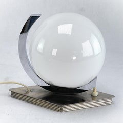 ART DECO Table Lamp Bedside Lamp machine age, 1940s