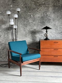 Art Deco Table Lamp, Black and Chrome