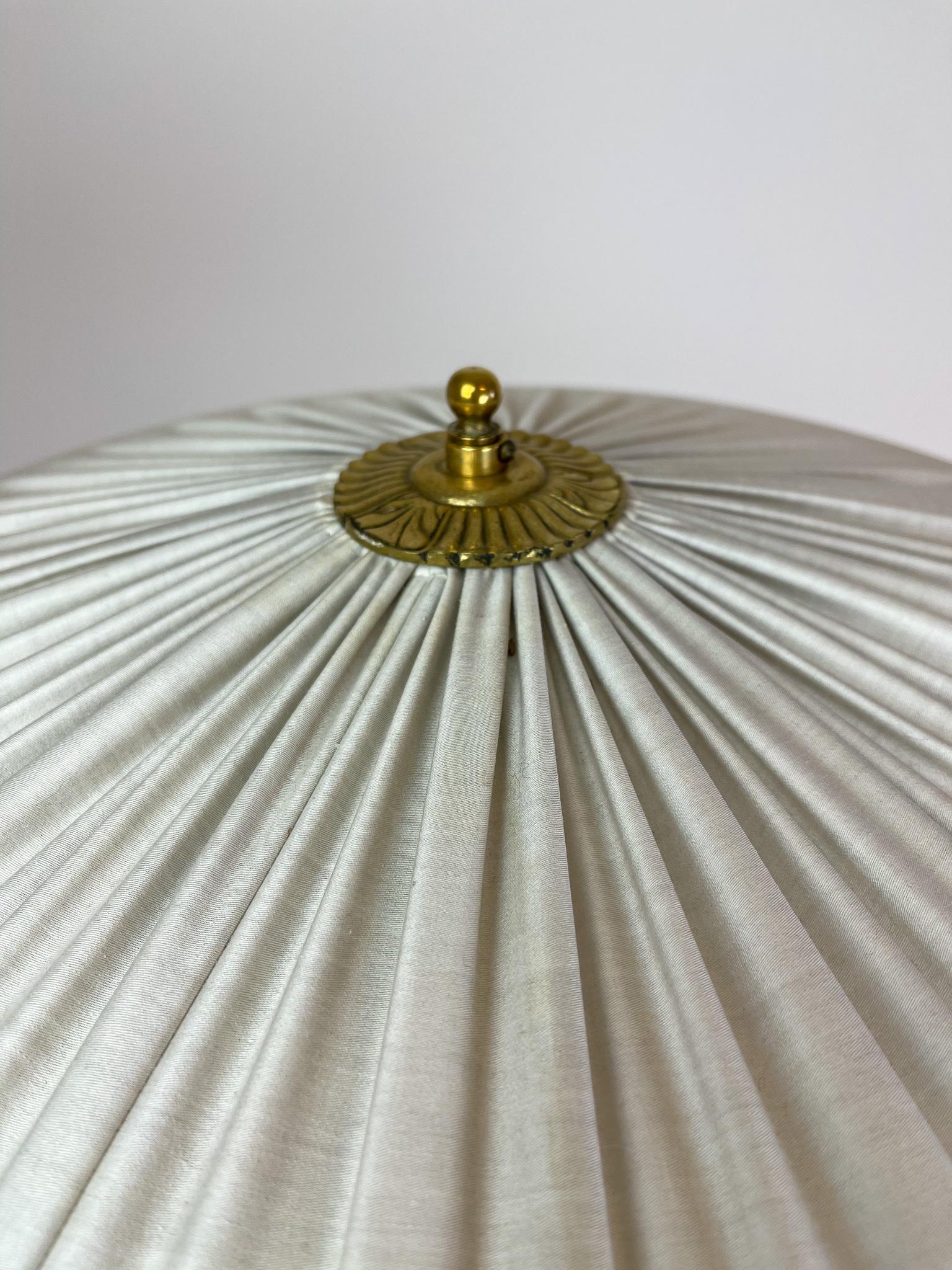 Art Deco Table Lamp Brass and Copper, Sweden, 1930s For Sale 5