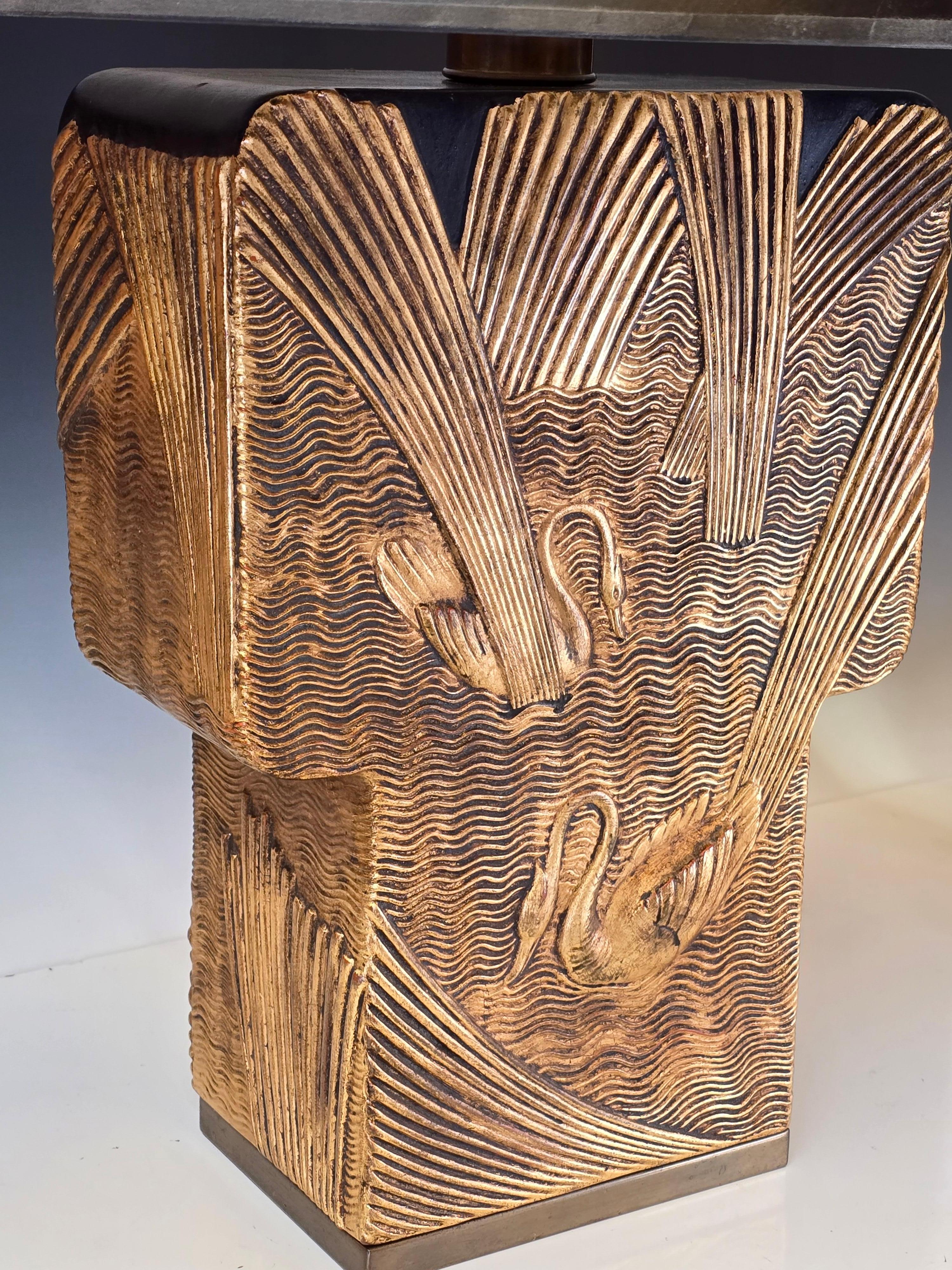 American Art Deco Table Lamp by Chapman, 1982 For Sale