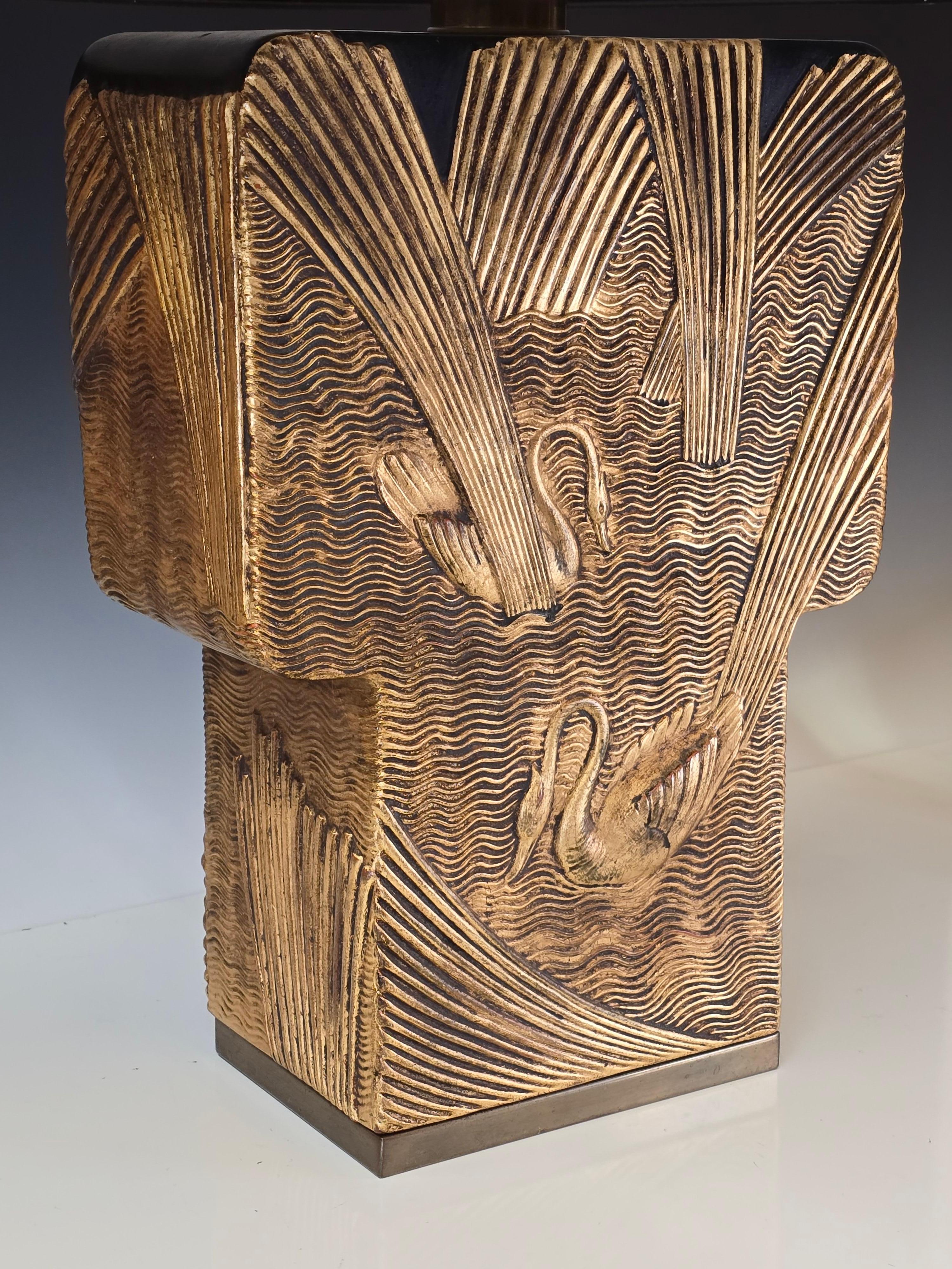 Art Deco Table Lamp by Chapman, 1982 In Good Condition For Sale In Kilmarnock, VA