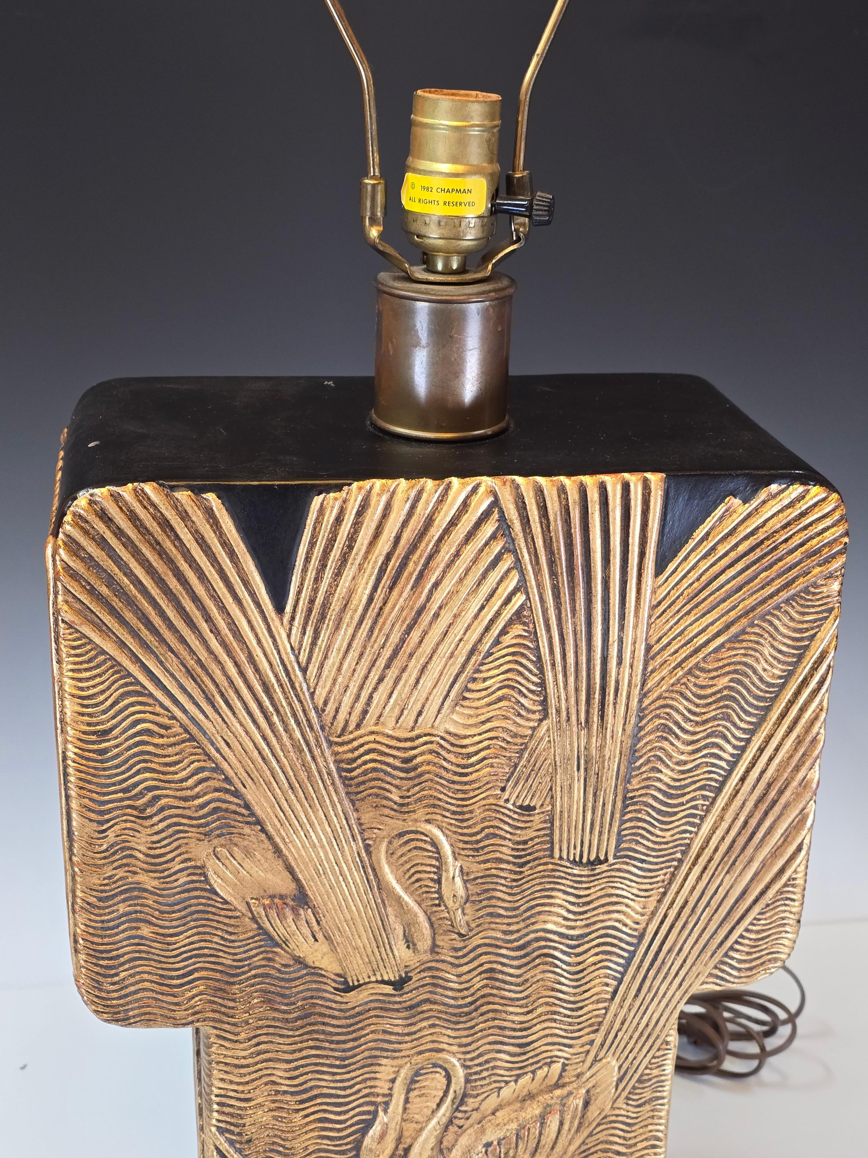 Late 20th Century Art Deco Table Lamp by Chapman, 1982 For Sale