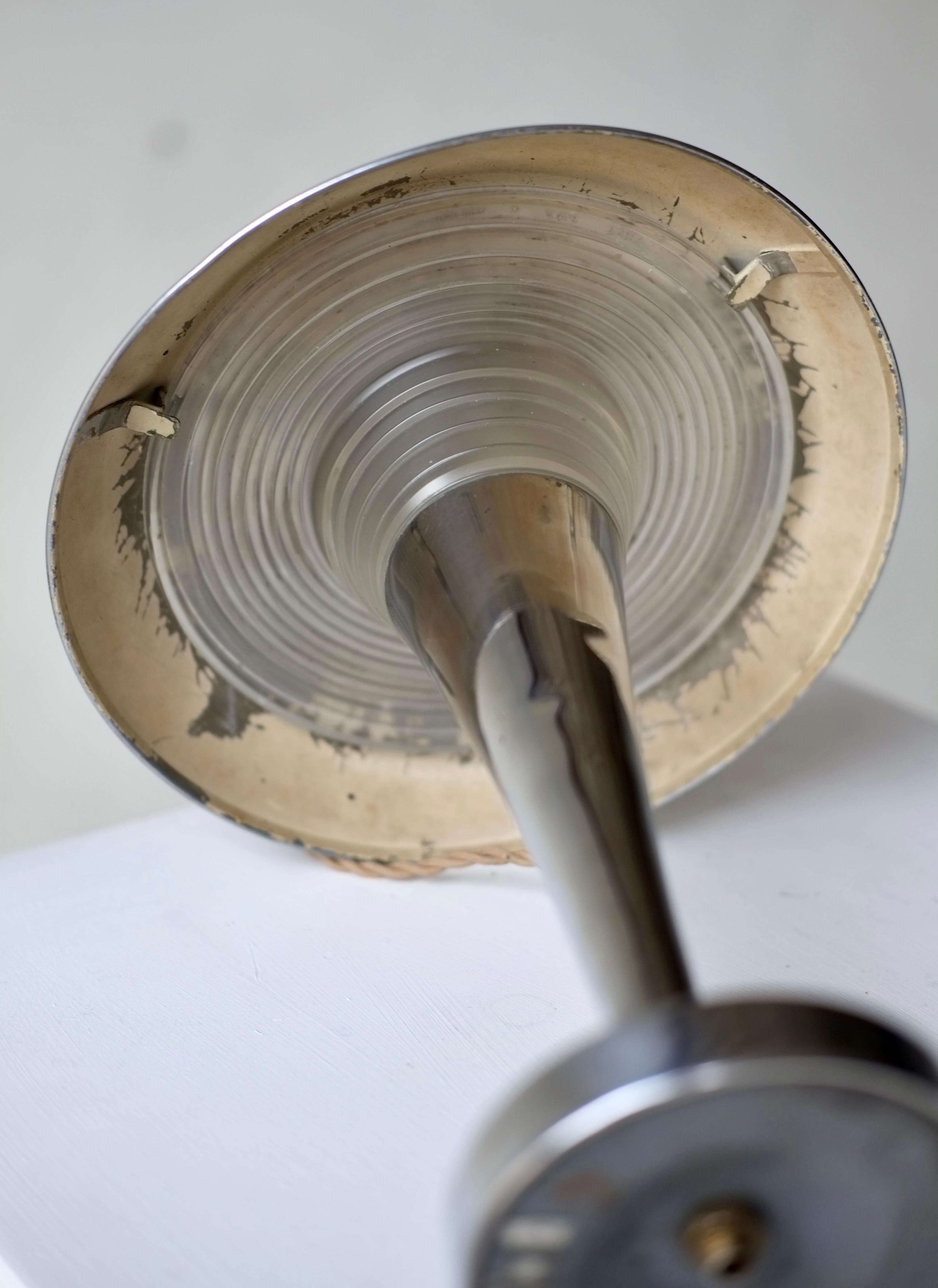 Lámpara de mesa Art Déco de Claude Lumiere, atribuida a Jean Perzel en Bueno estado para la venta en London, GB