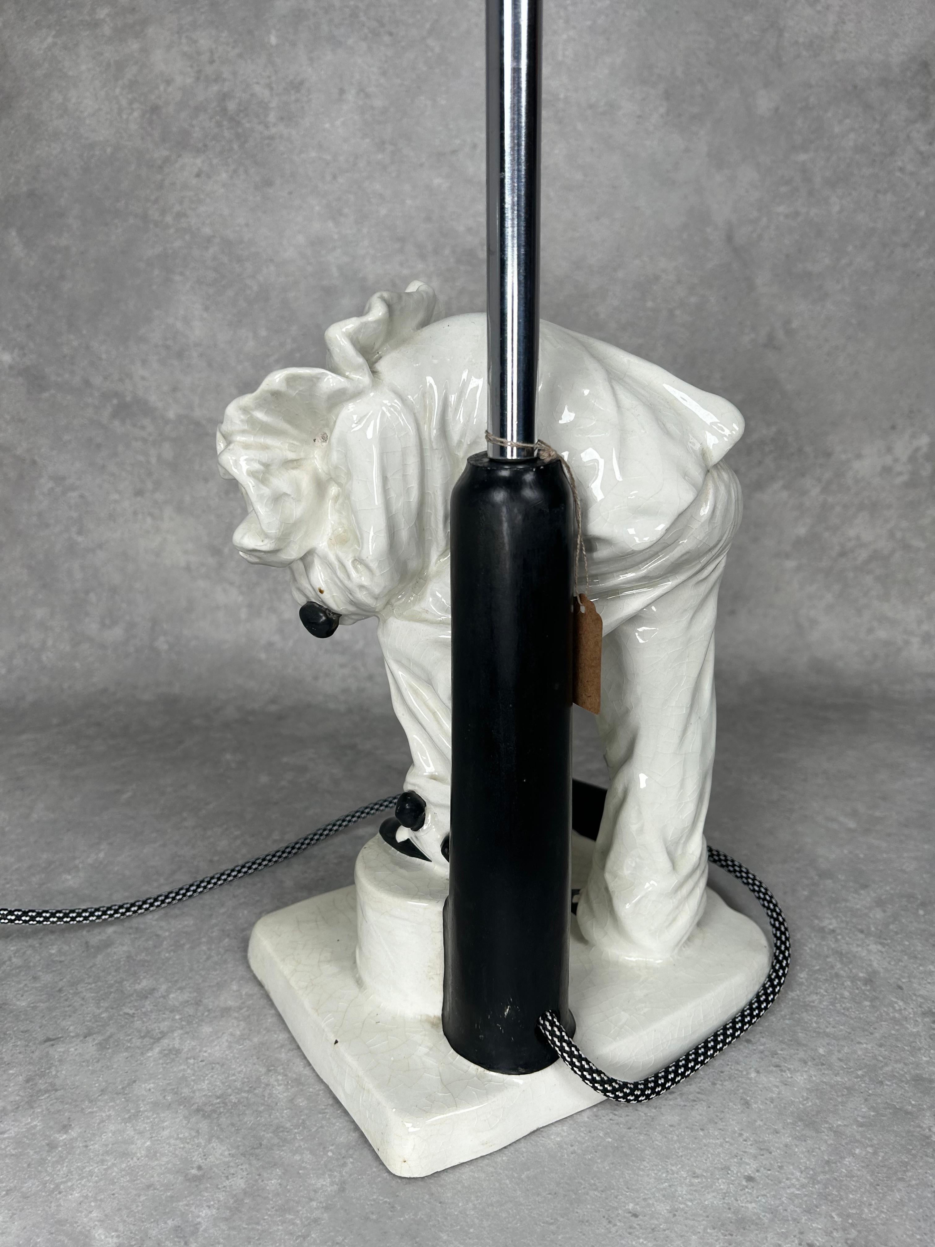 Art deco table lamp by Emanuel Kodet Julián for Bechyně For Sale 3