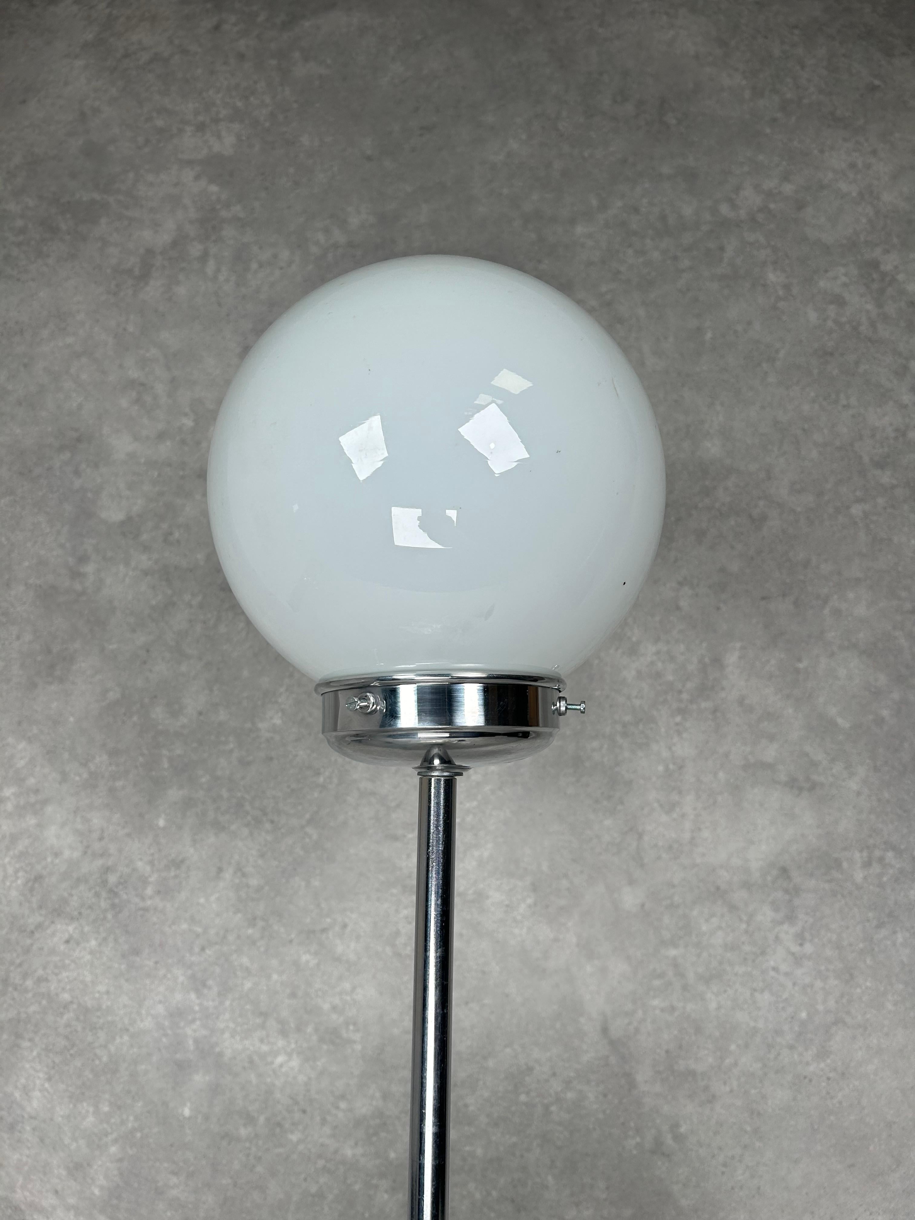 Ceramic Art deco table lamp by Emanuel Kodet Julián for Bechyně For Sale