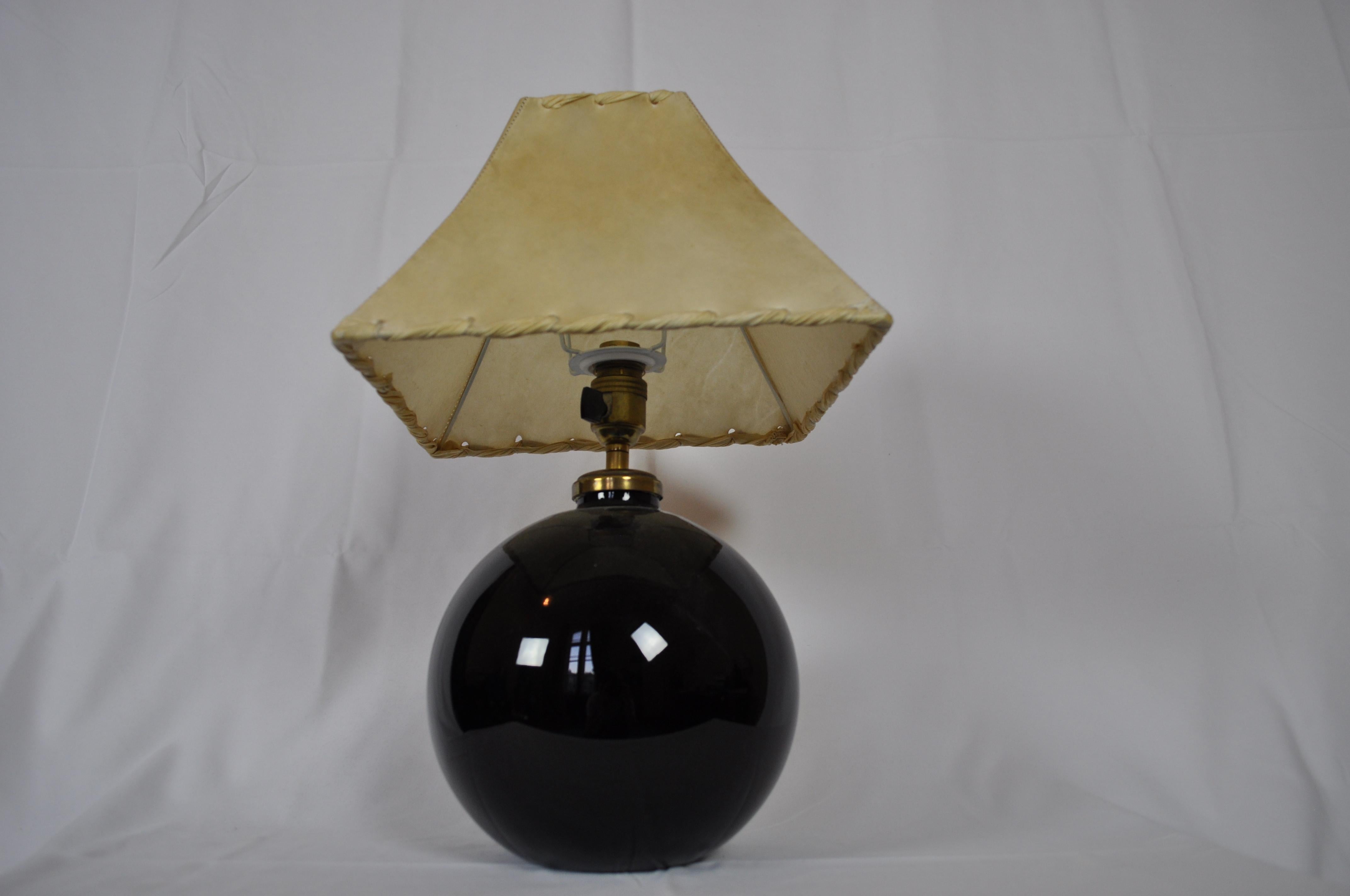 French Art Deco Table Lamp by Jacques Adnet, 1940 For Sale