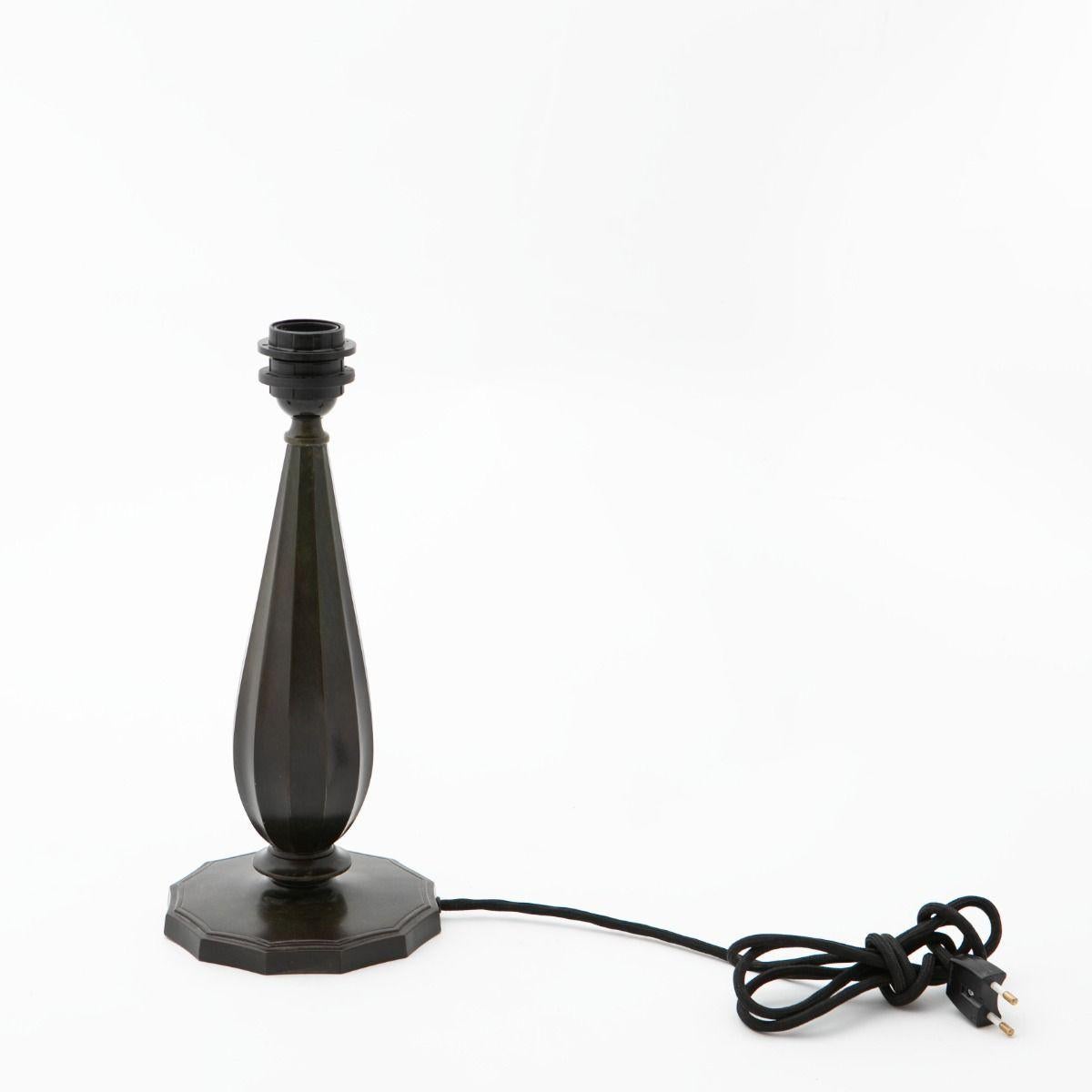 Art Deco Table Lamp By Just Andersen In Good Condition In Kastrup, DK