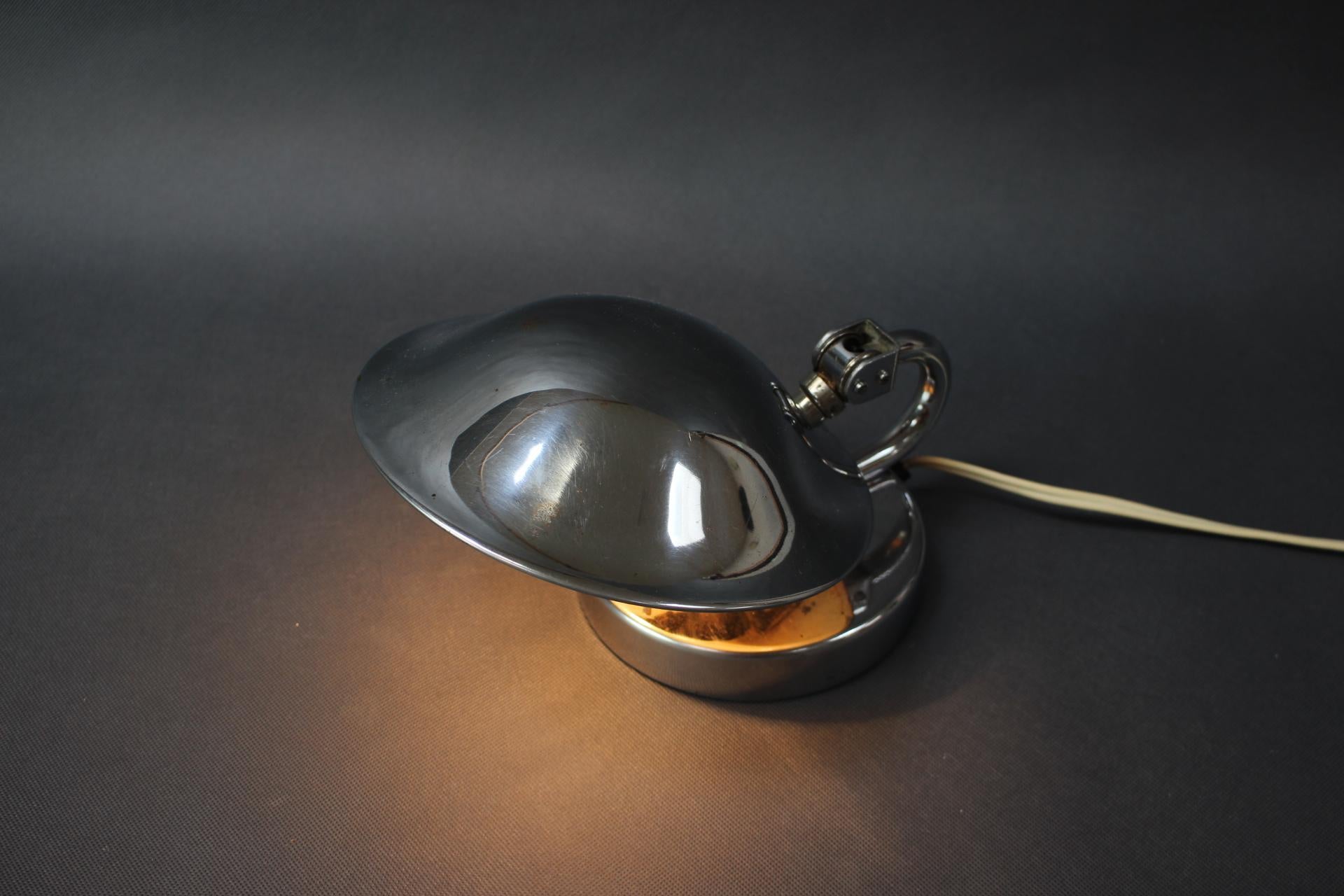 Lampada da tavolo Art Déco di Napako, Cecoslovacchia, anni '30 in vendita 8