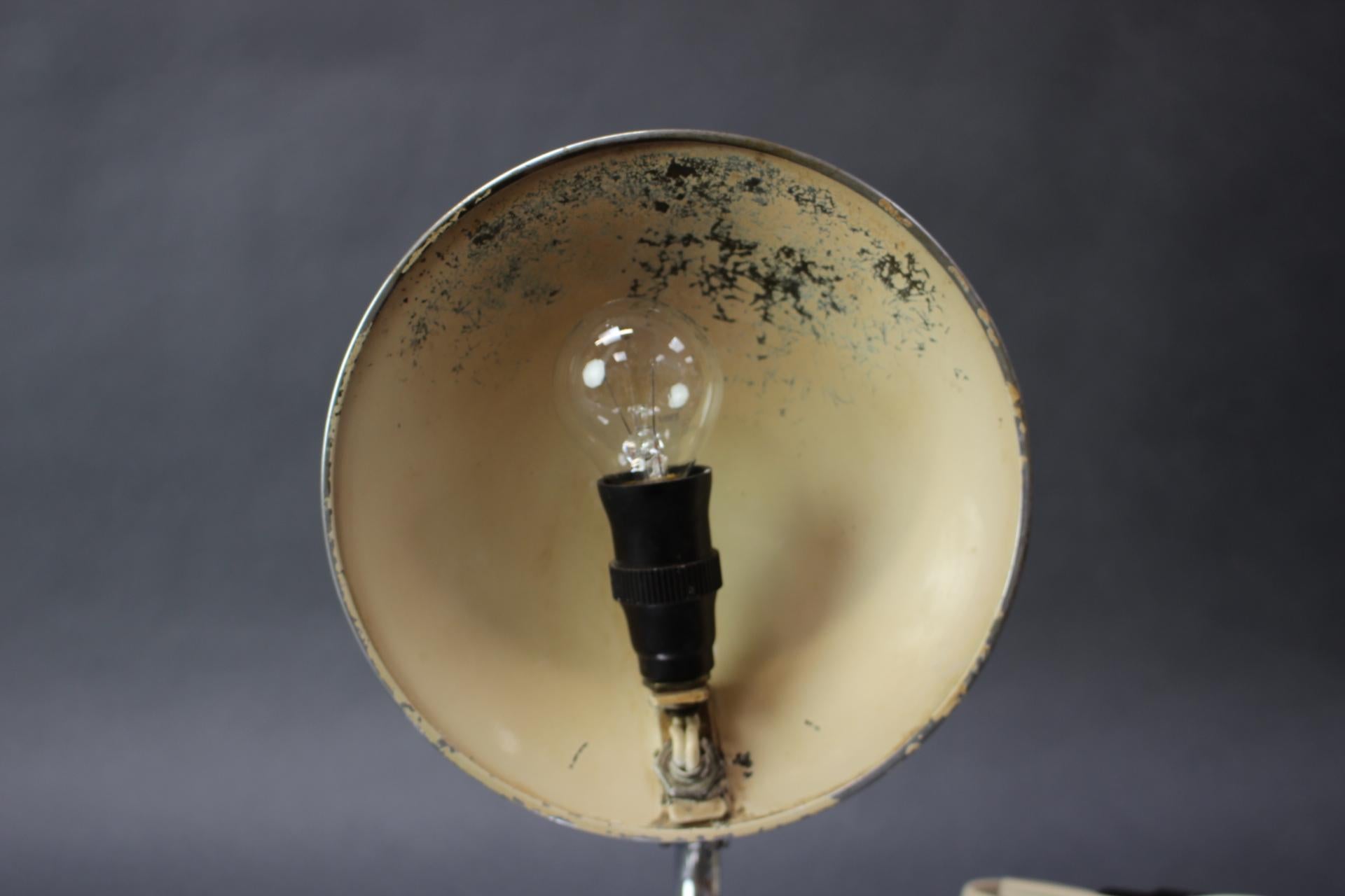 Lampada da tavolo Art Déco di Napako, Cecoslovacchia, anni '30 in vendita 3