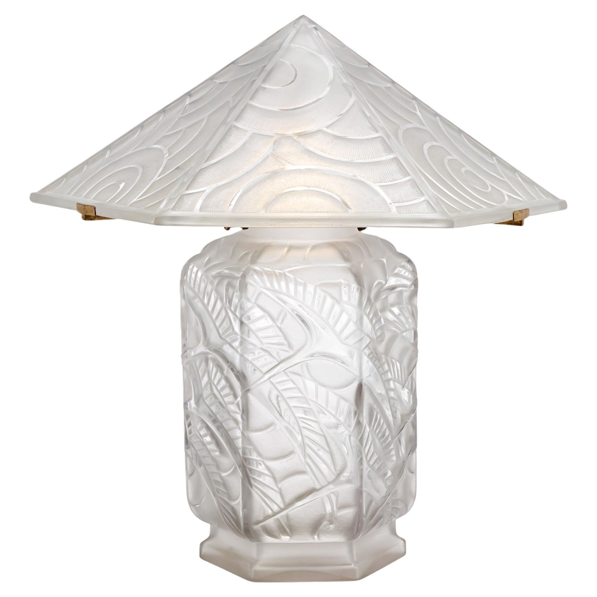 Art Deco Table Lamp by Pierre D'Avesn