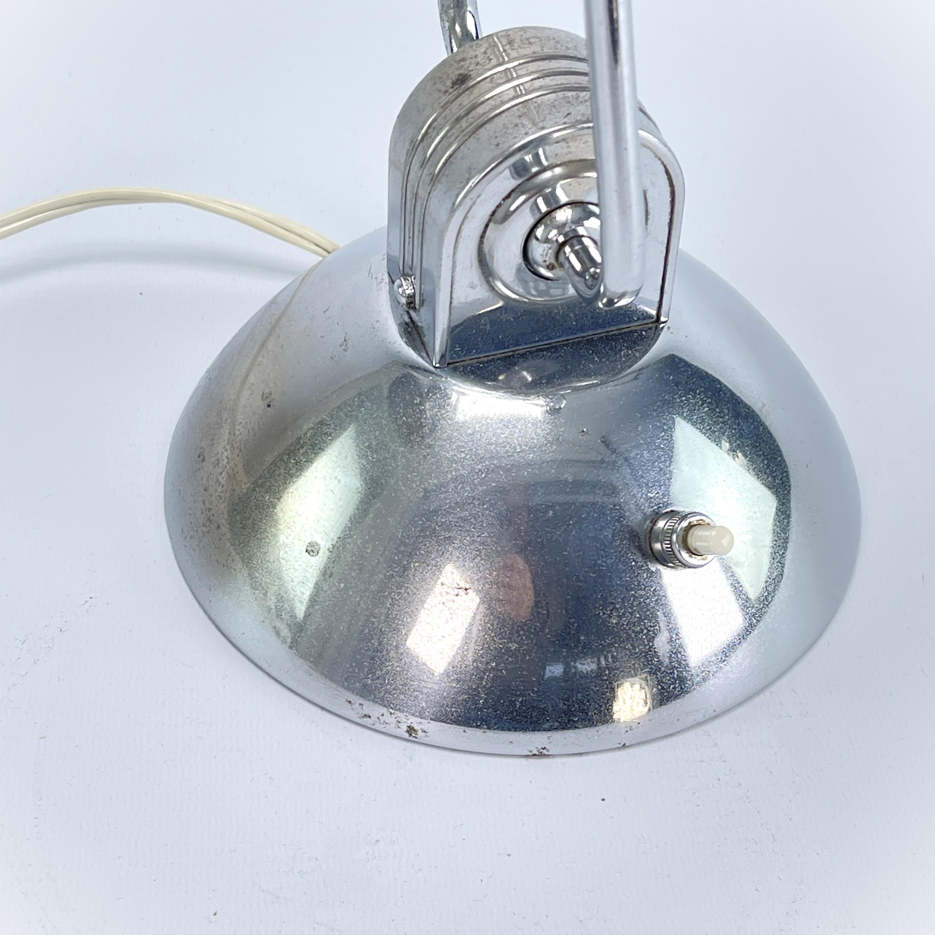 ART DECO Tischlampe Charlotte Perriand JUMO, seltene Arbeitslampe, ART DECO, 1930er Jahre im Zustand „Gut“ im Angebot in Saarburg, RP