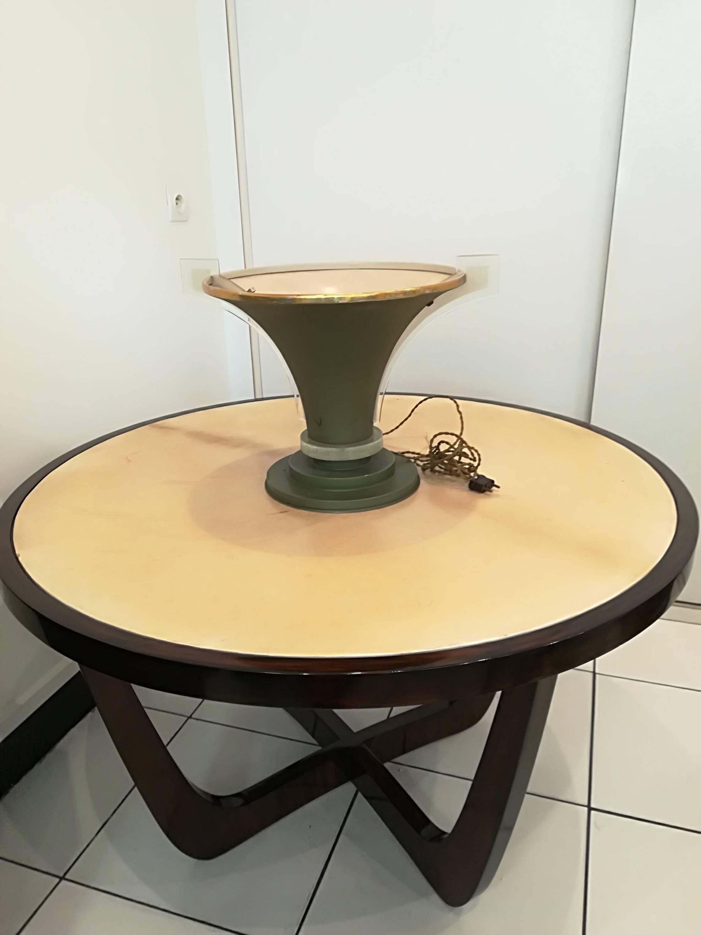 Lámpara de mesa Art Déco, circa 1930 mediados del siglo XX en venta