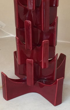 Art Deco Table Lamp, Denmark, 1920 in Ceramic