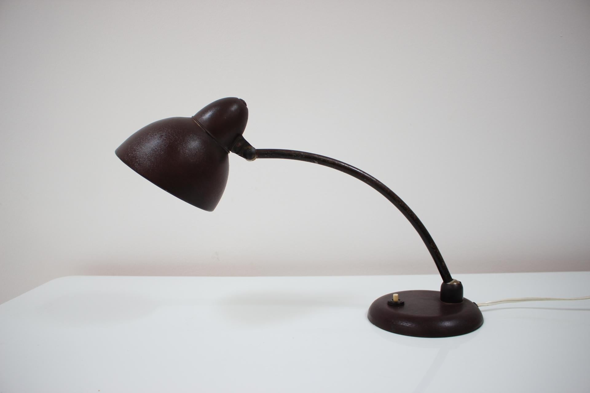 Czech Art-Deco Table Lamp Designed by František Anýž 1930's For Sale