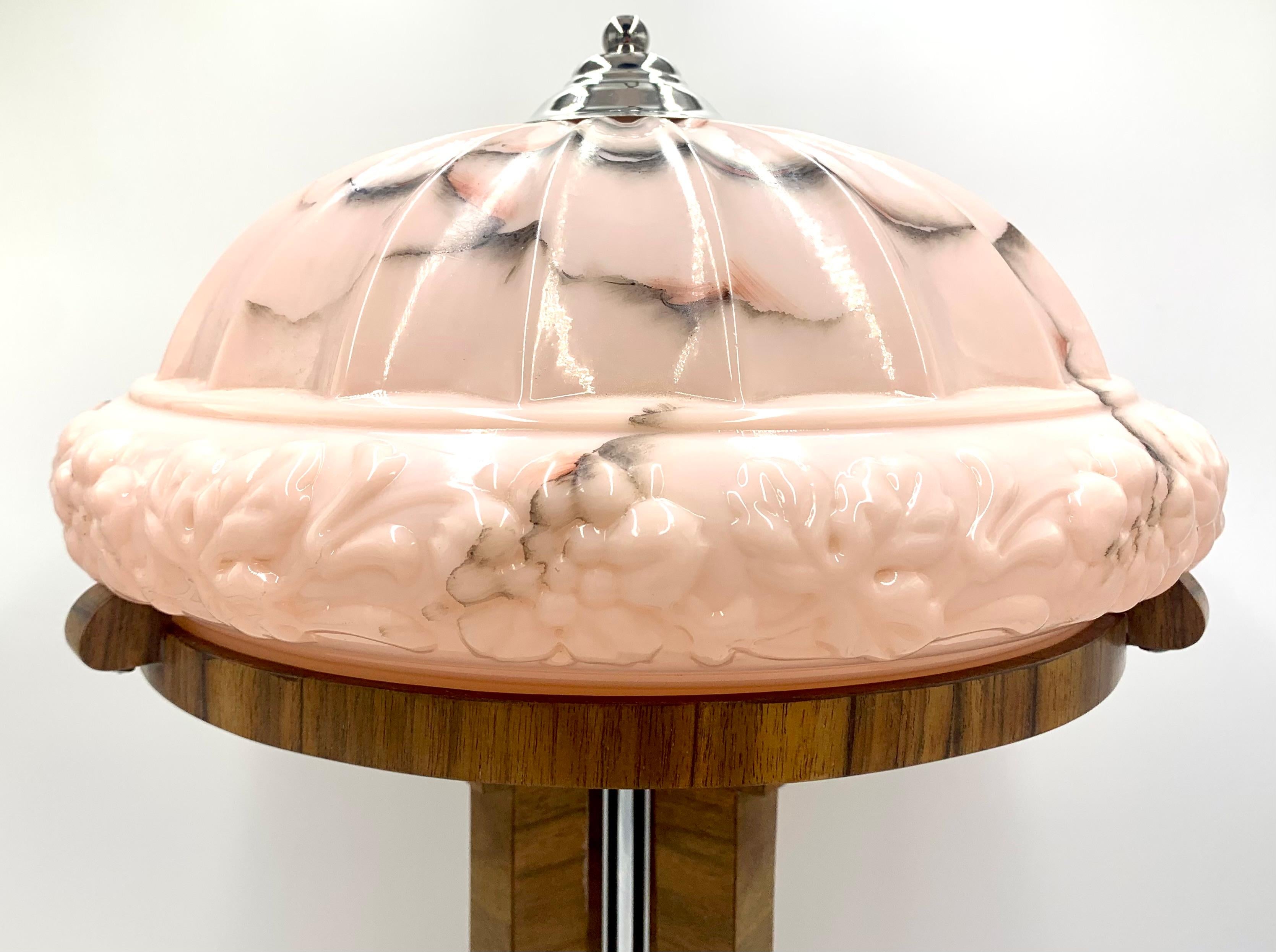 Polish Art Deco Table Lamp For Sale