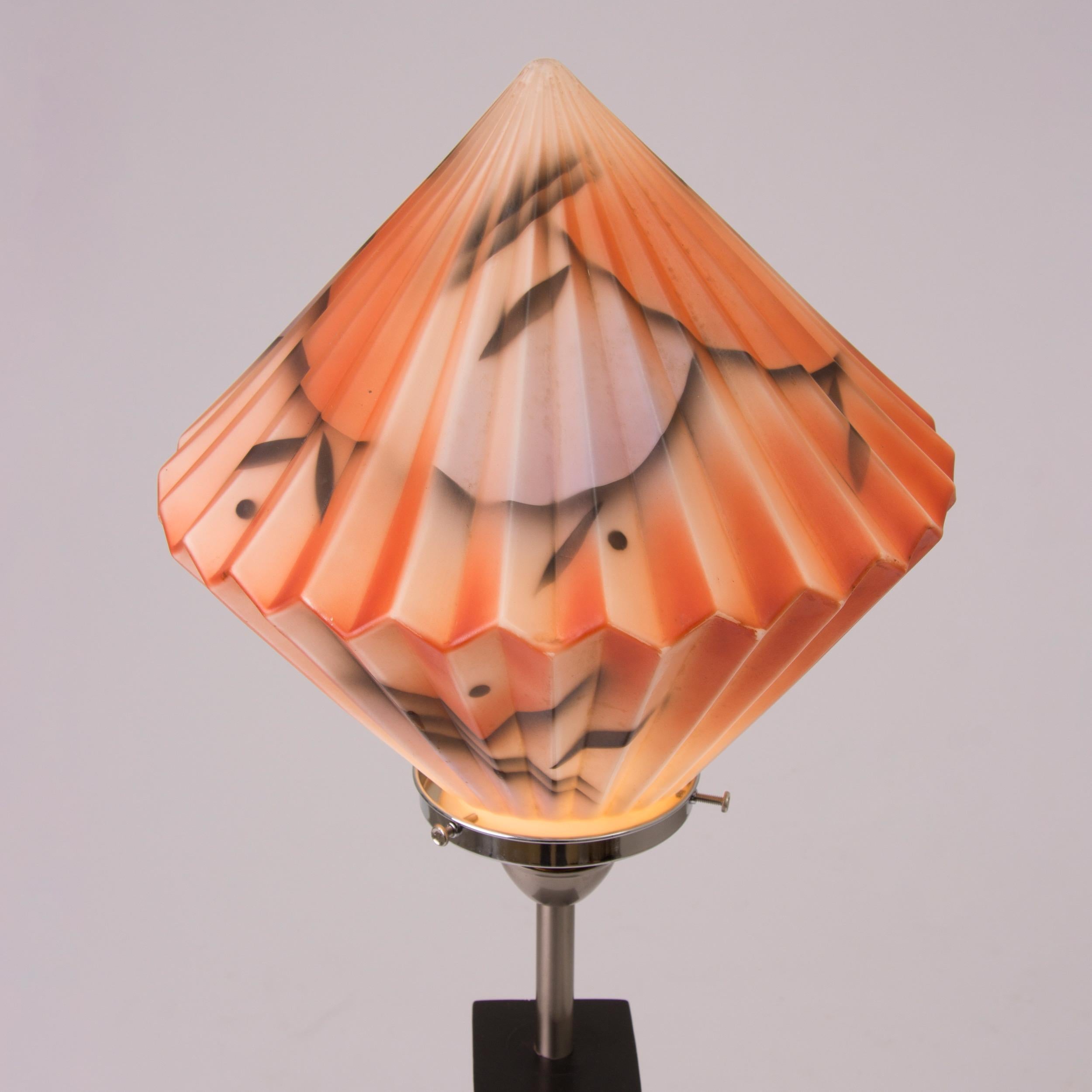 British Art Deco Table Lamp