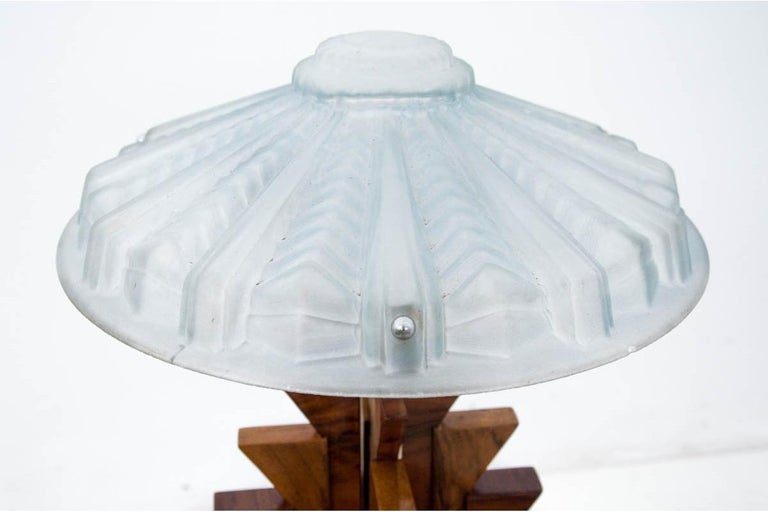 Art Deco Table Lamp In Good Condition For Sale In Chorzów, PL