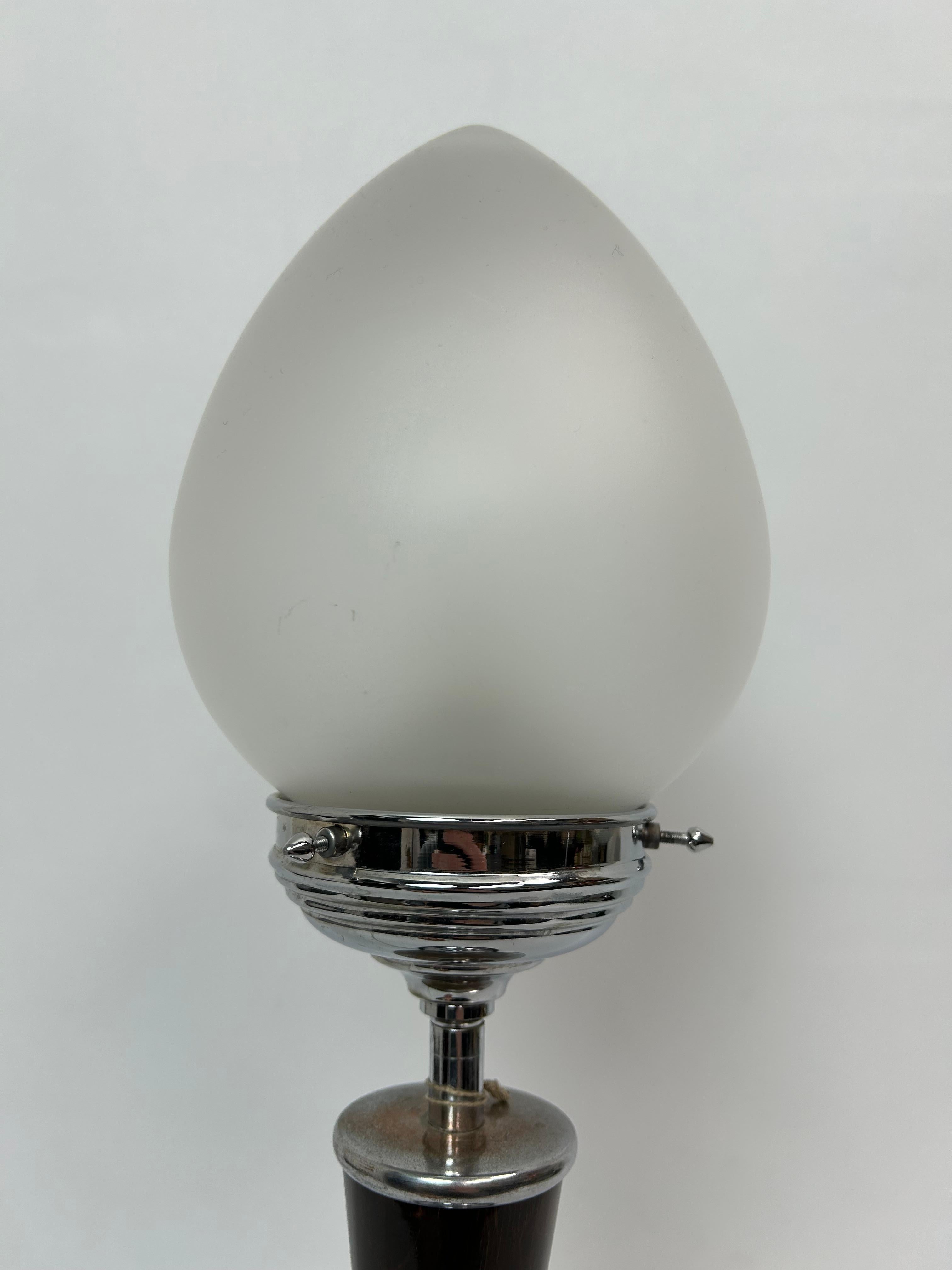 Slovak Art deco table lamp For Sale