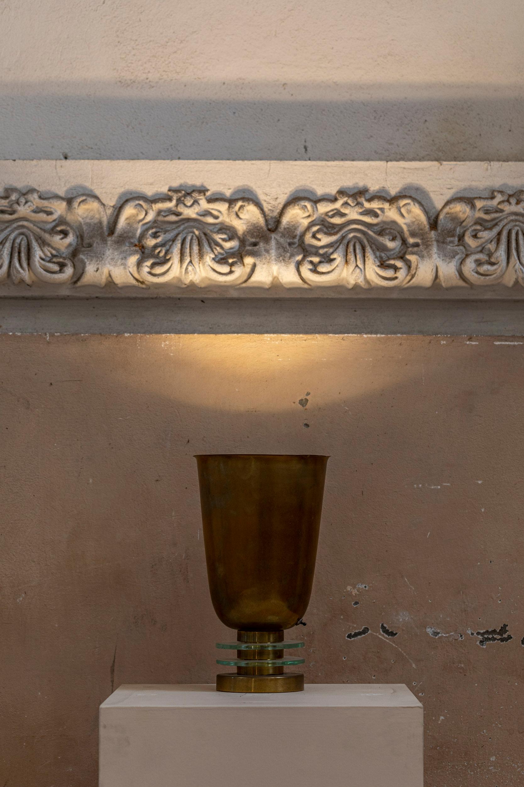 Art-déco-Tischlampe im Zustand „Hervorragend“ im Angebot in Piacenza, Italy