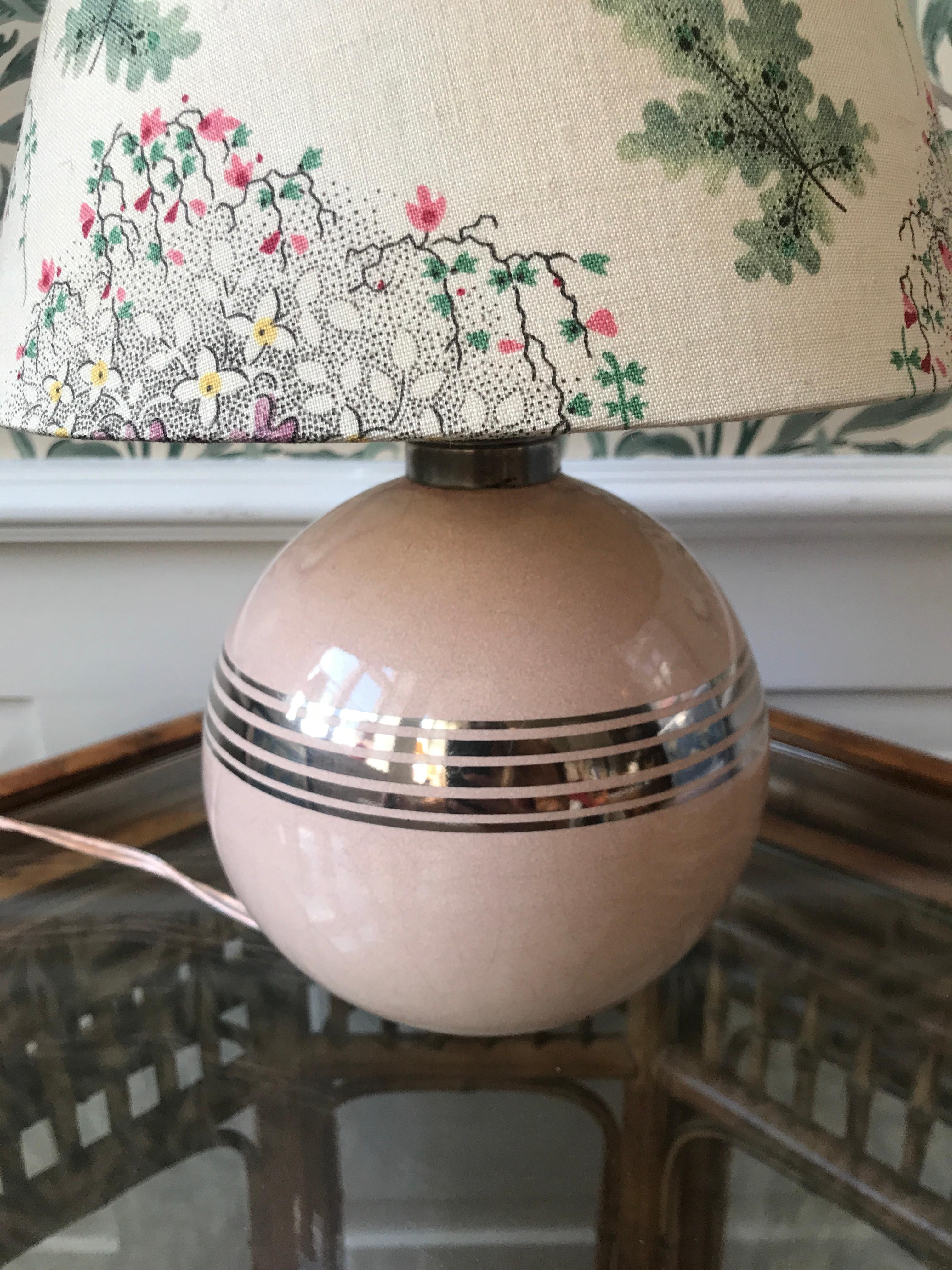 Ceramic Art Deco Table Lamp