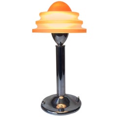 Art Deco Table Lamp 'Fried Egg' by Fog & Morup, Denmark, 1930s