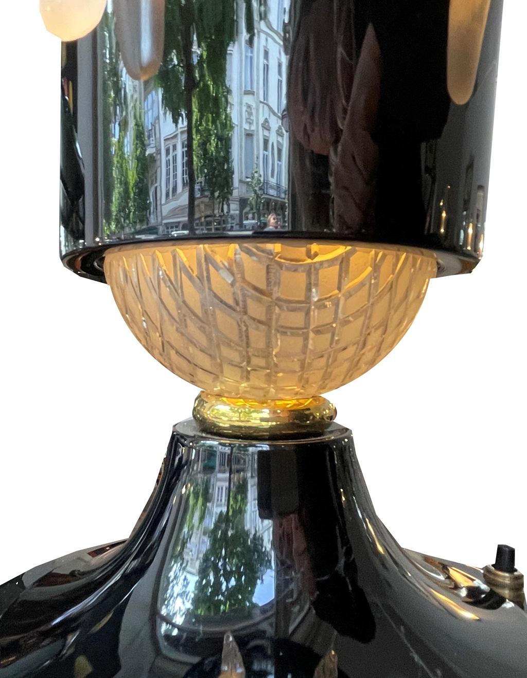 Art Deco table lamp from “Ezan” In Good Condition For Sale In Wiesbaden, DE