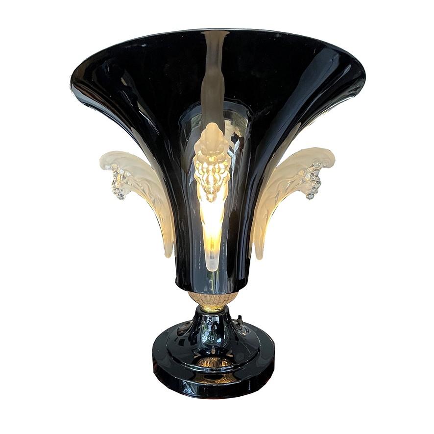 Art Deco table lamp from “Ezan” For Sale 4